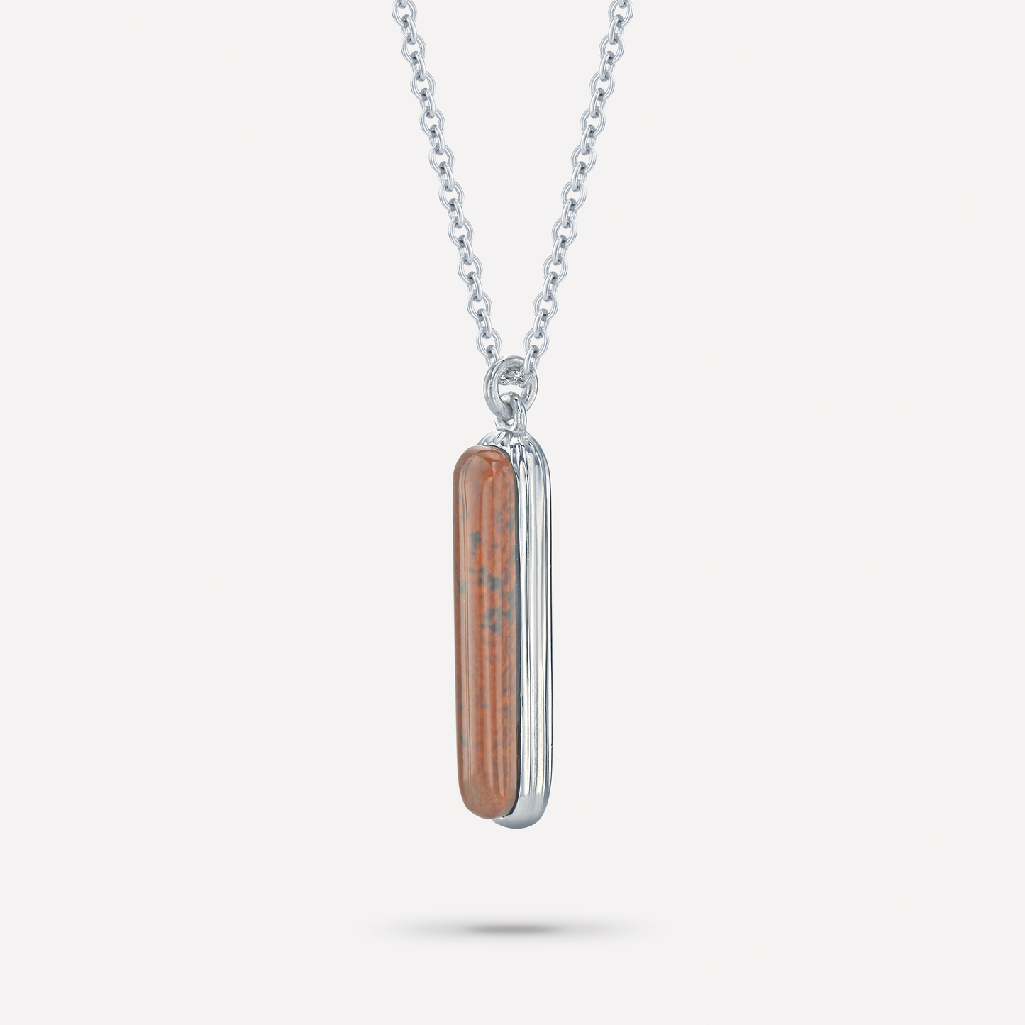 Eclair Necklace, Obsidian
