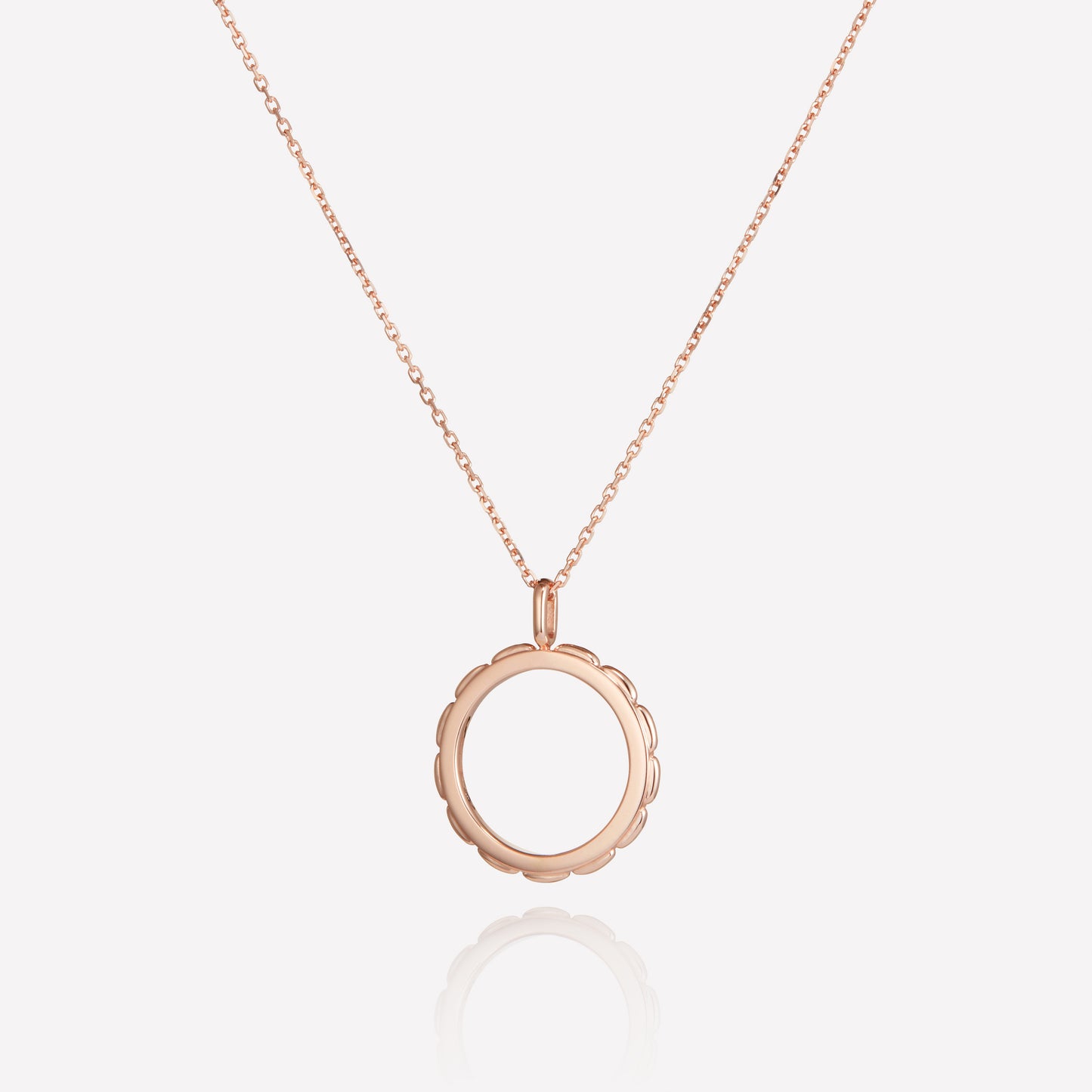 Twined Stitch Necklace, Side