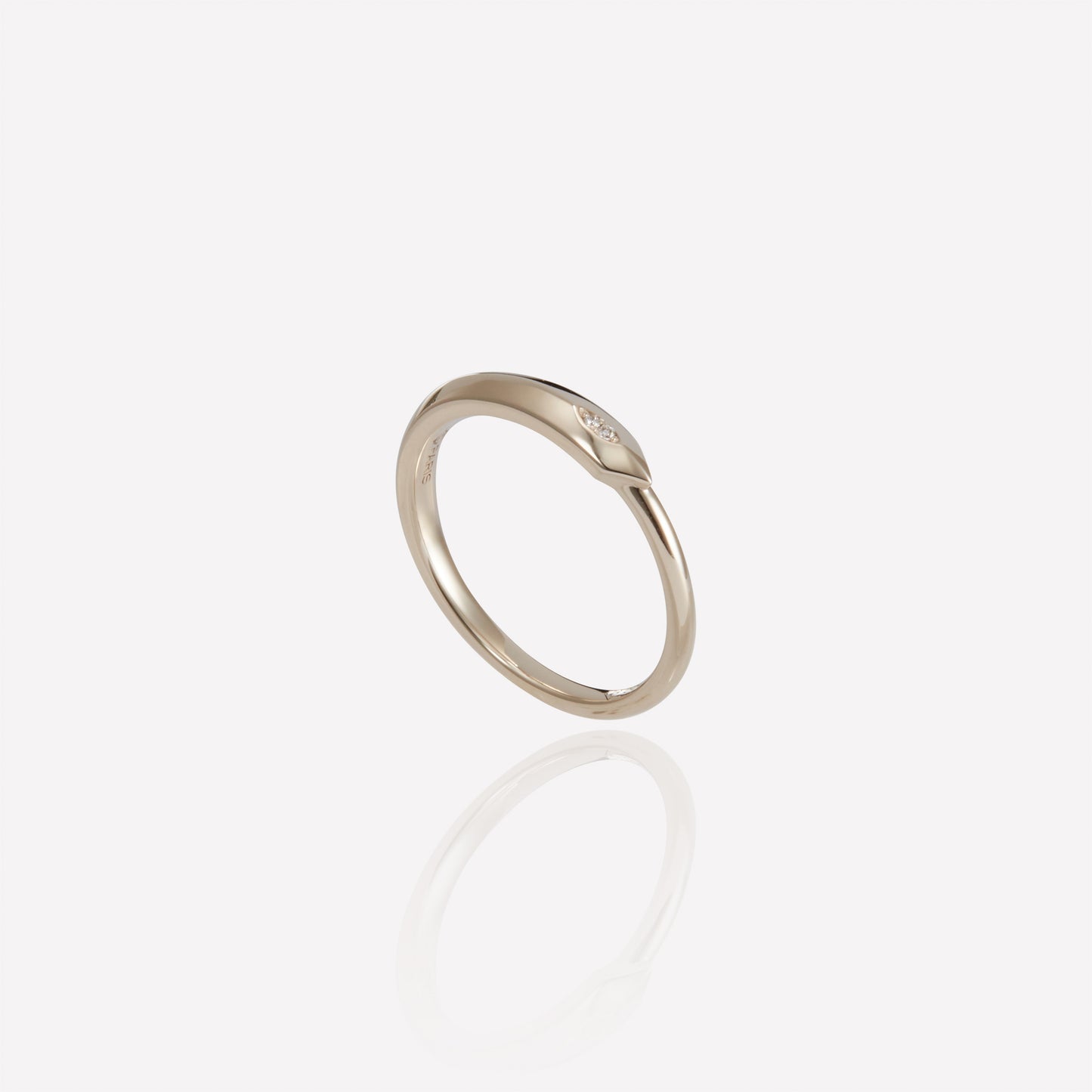 Twined Needle 3.0 Ring, Diamonds