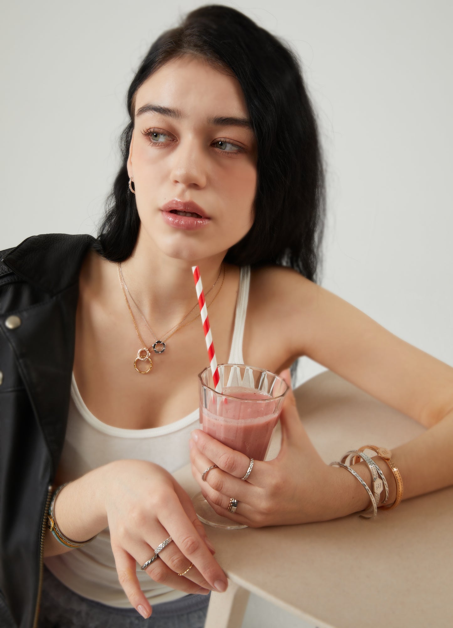 Twined Stitch Bracelet, Linear