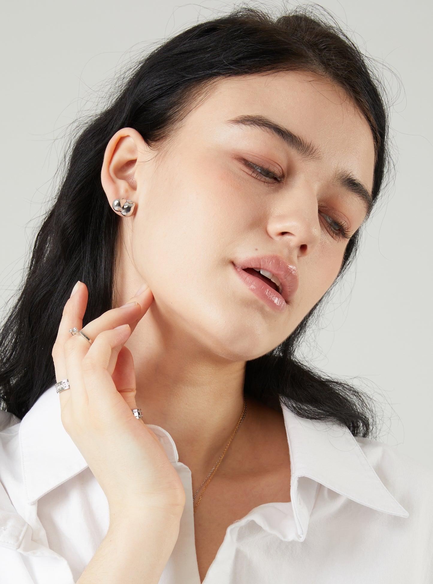Baroque Pearl Earrings, Wide
