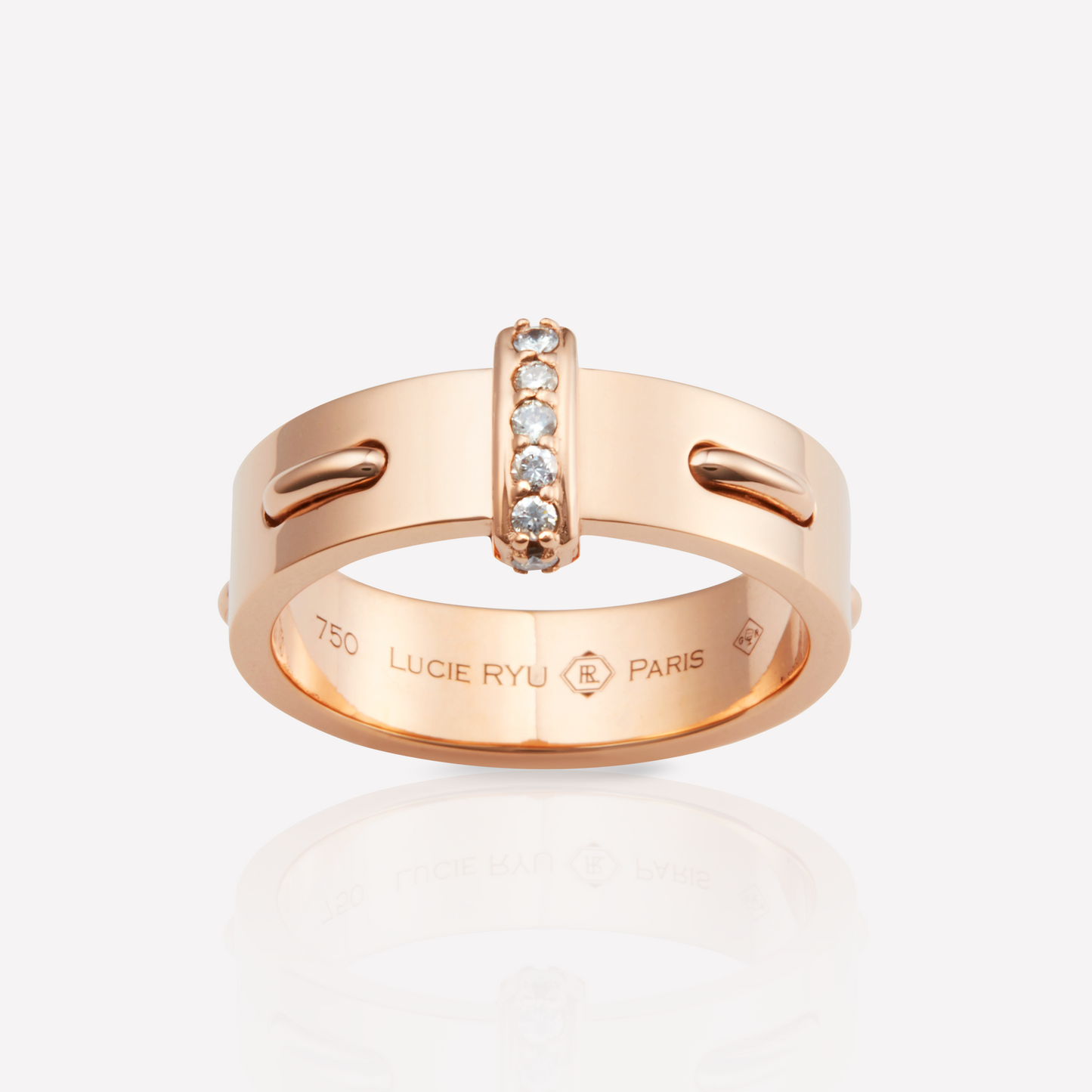 Twined Ring, 7.0, Diamond Band