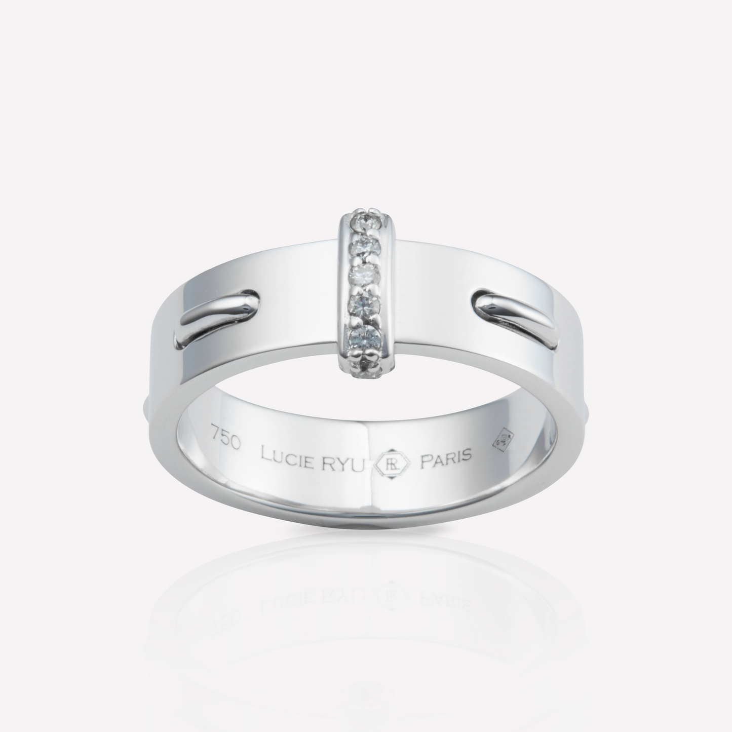 Twined Ring, 7.0, Diamond Band