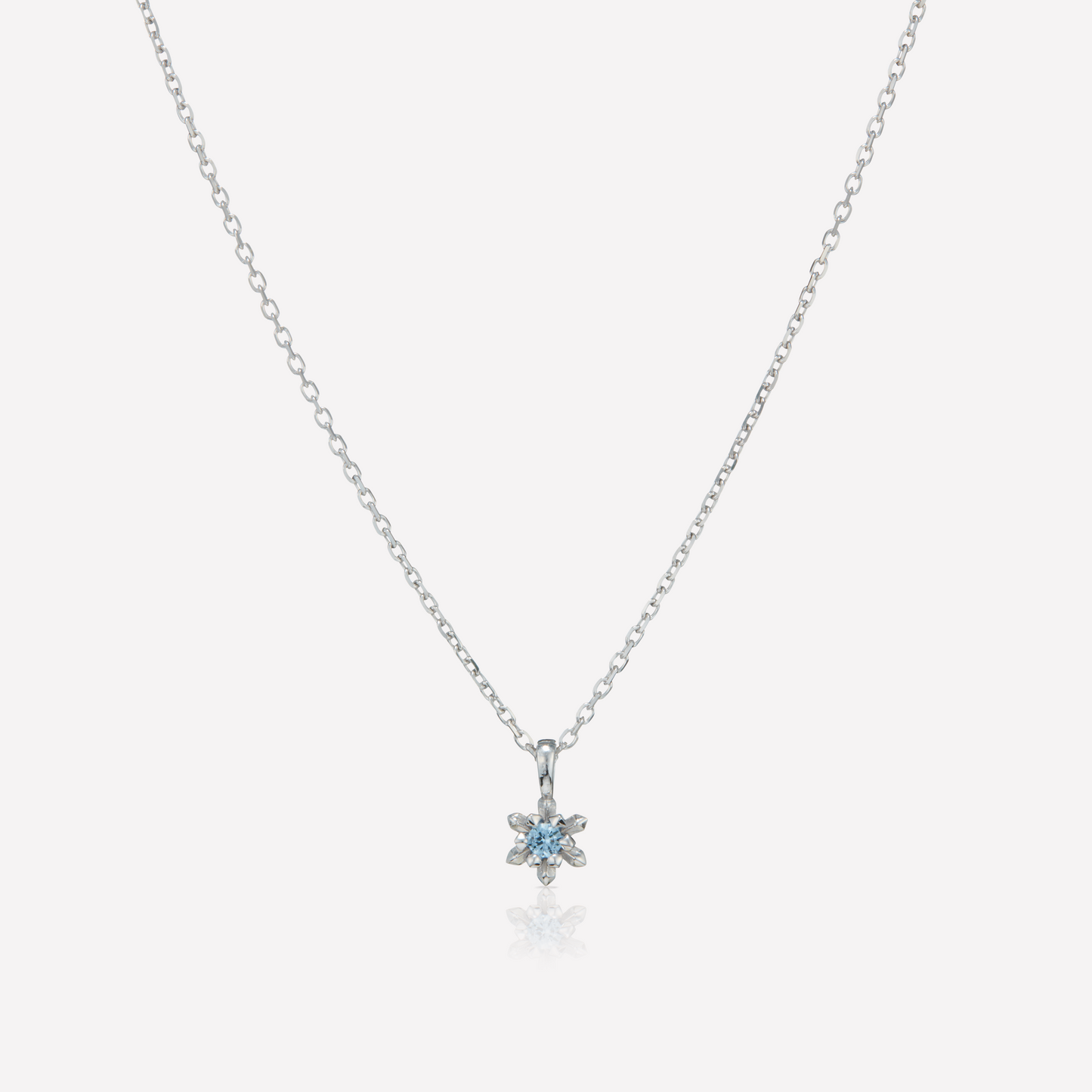 Le Quartz Necklace, Small, Zirconia