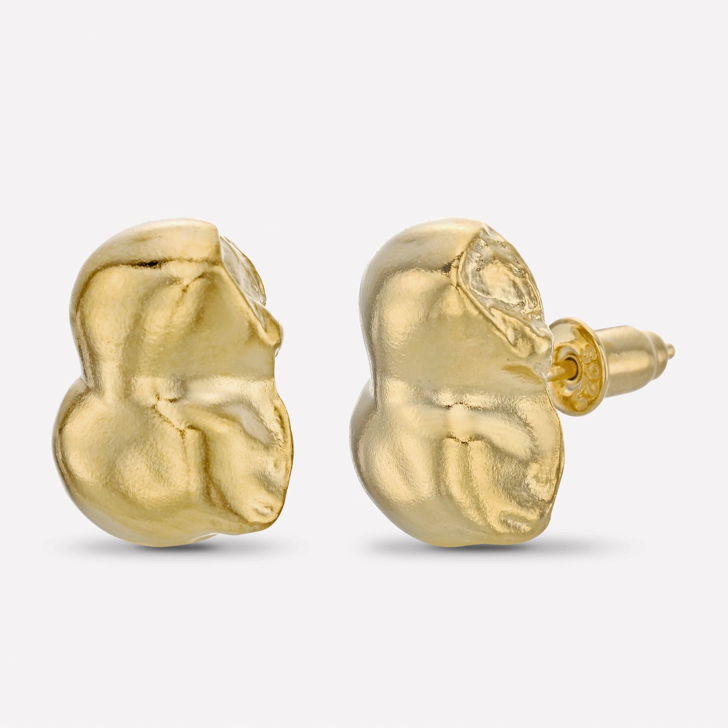 Baroque Pearl Earrings, Wide