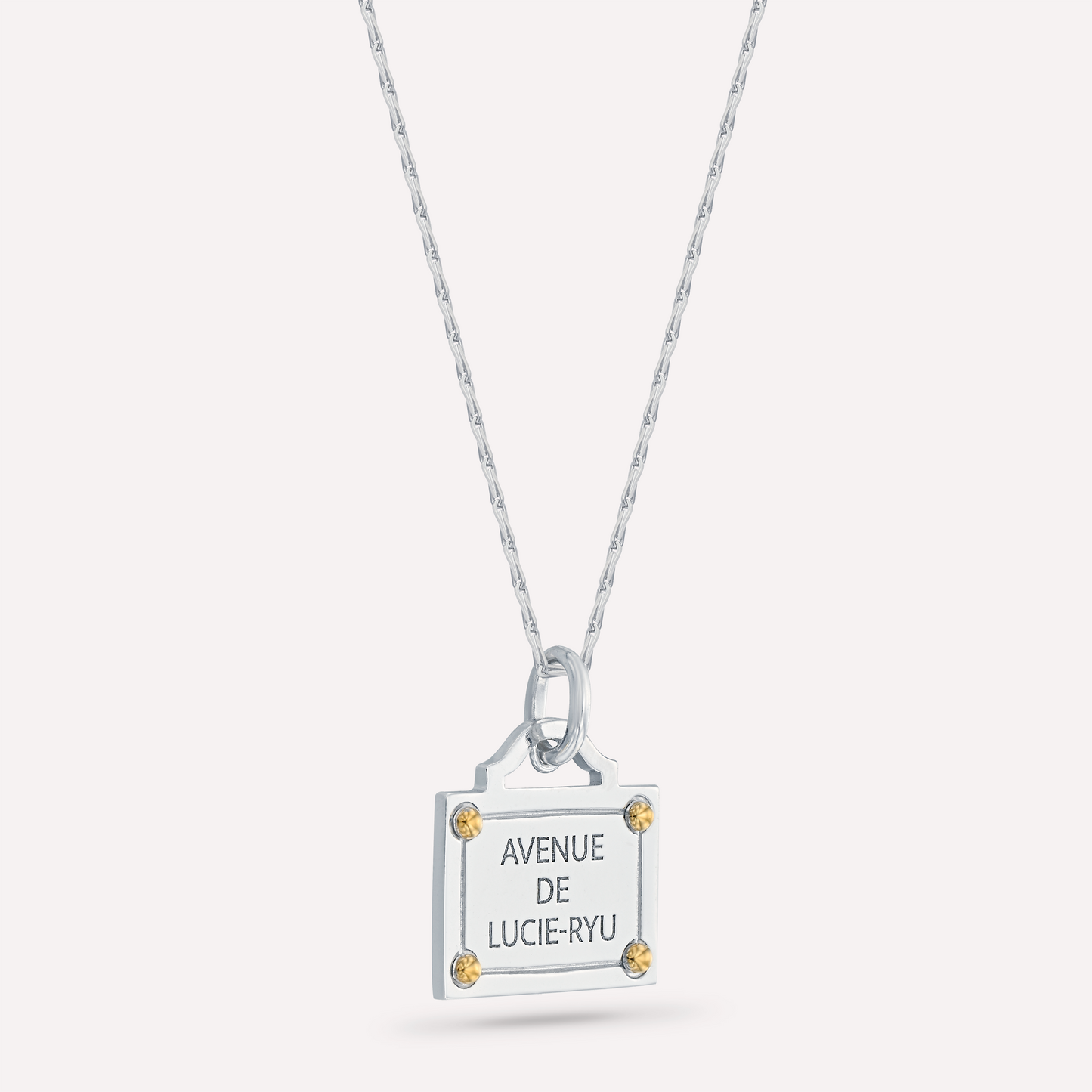 AVENUE DE LUCIE-RYU, Unplated Metal, Slim Chain
