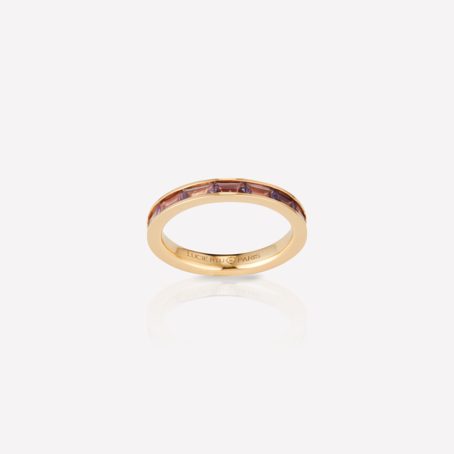 Alliance Layered-Style Eternity Band, Sapphire