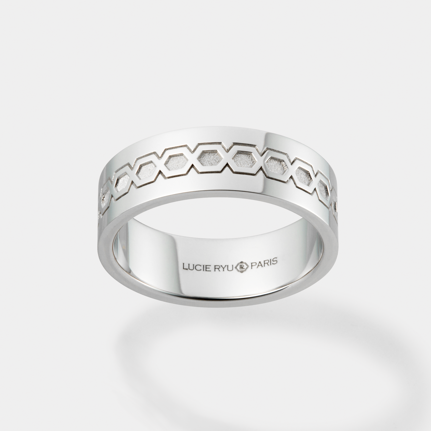 HEX Series Ring, Eternity Hex
