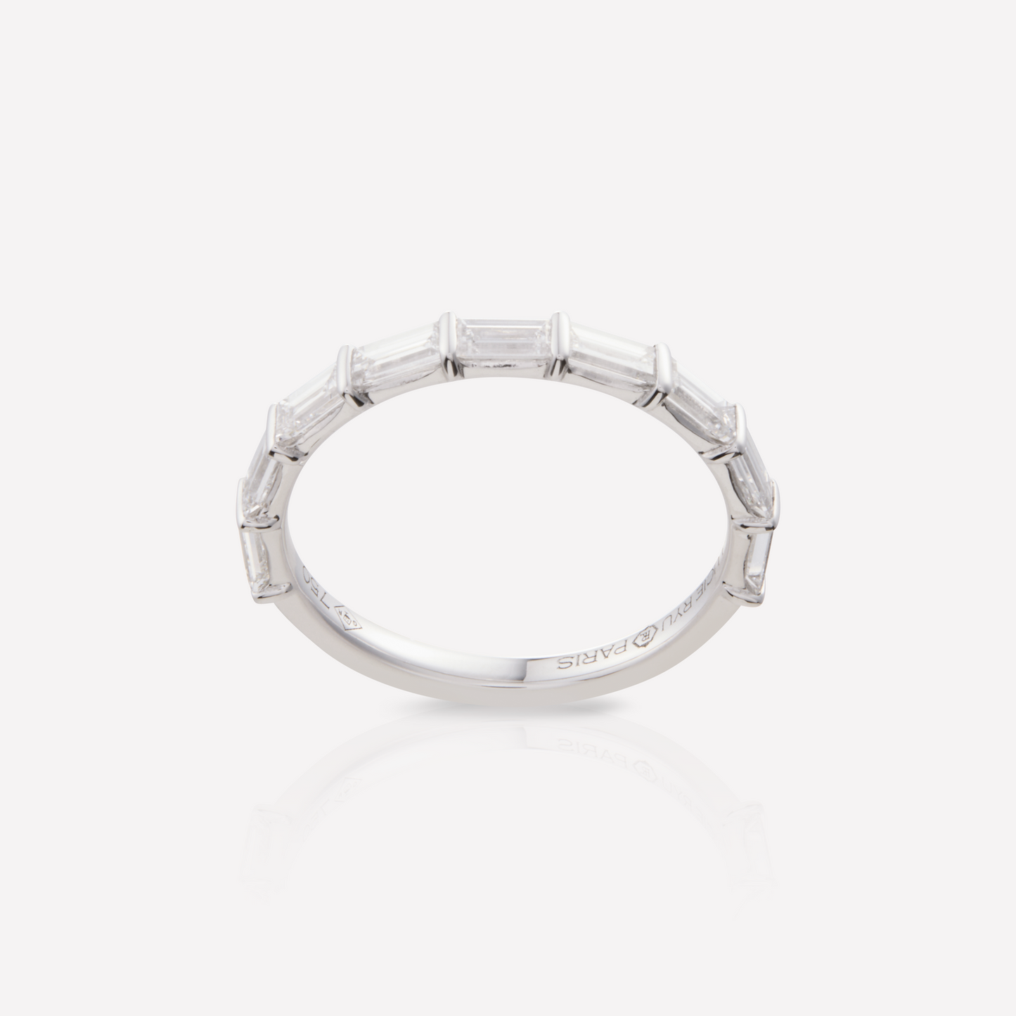 Alliance Layered-Style Half Eternity Band, Diamond