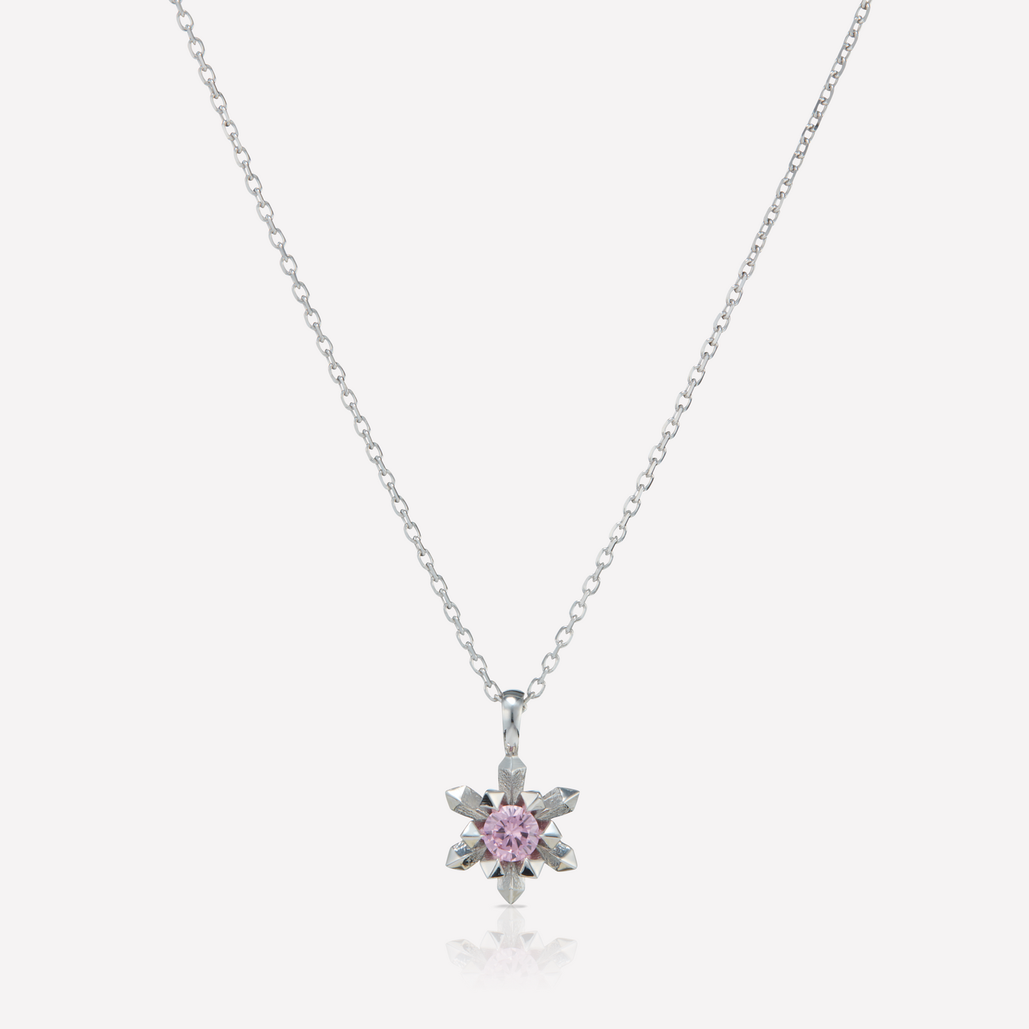 Le Quartz Necklace, Large, Zirconia