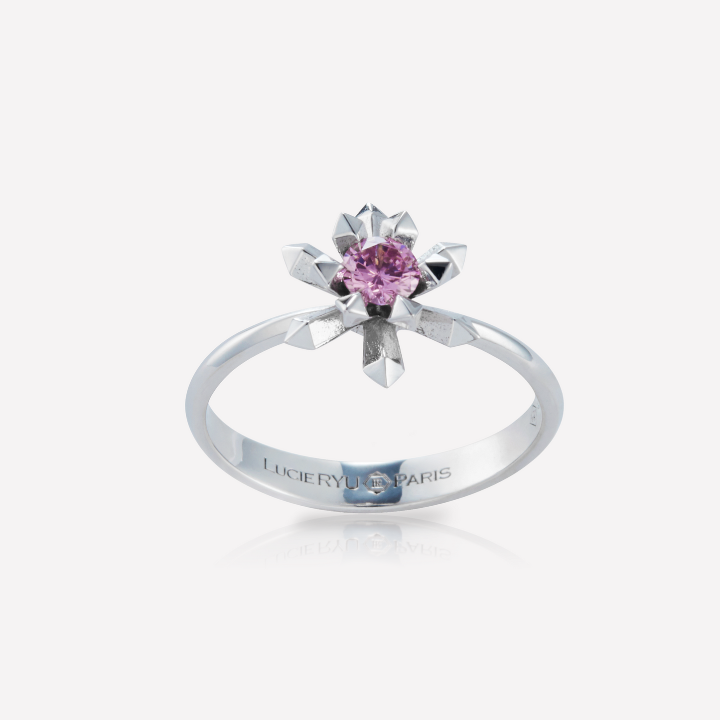 Le Quartz Ring, Large, Zirconia