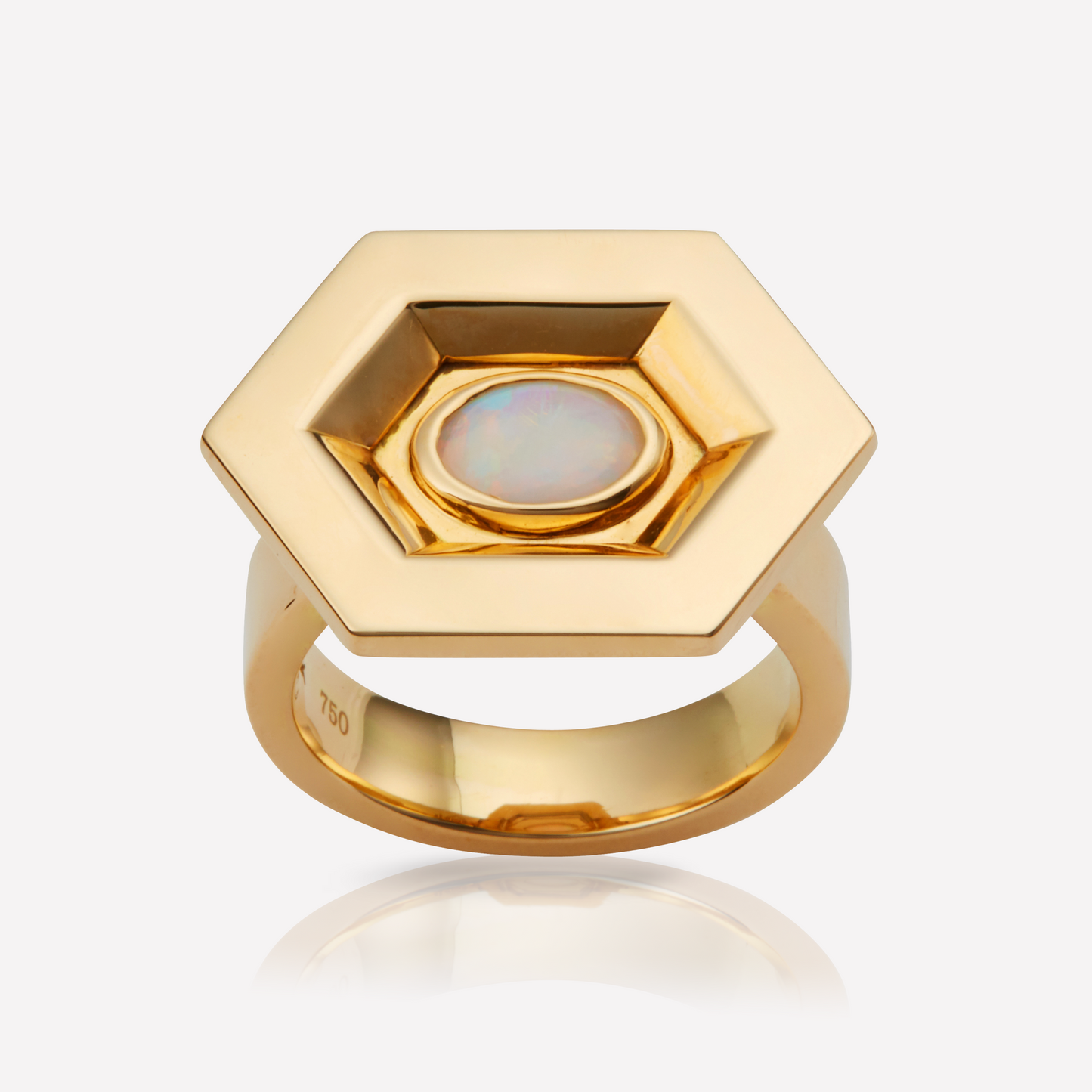 HEX Series Ring, Artifact, Opal