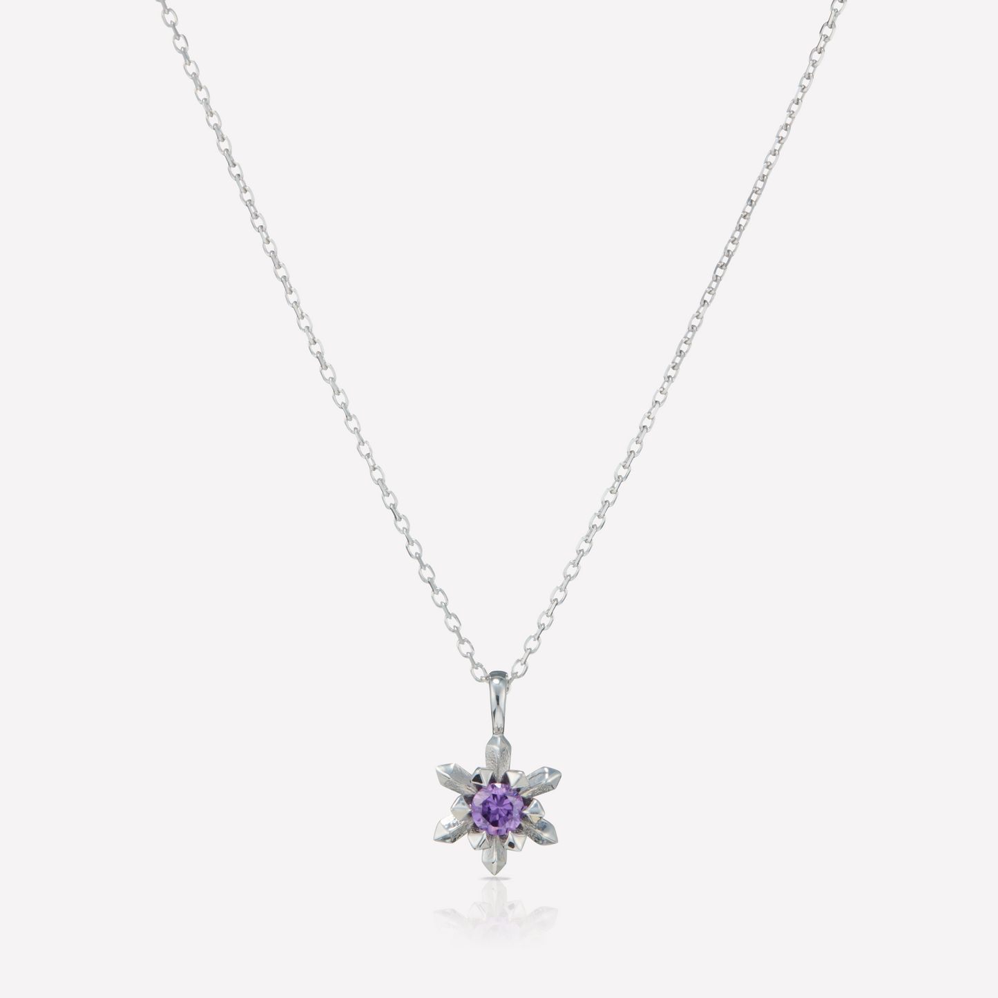 Le Quartz Necklace, Large, Zirconia