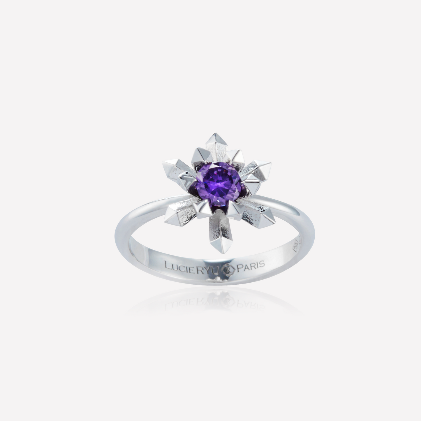 Le Quartz Ring, Large, Zirconia