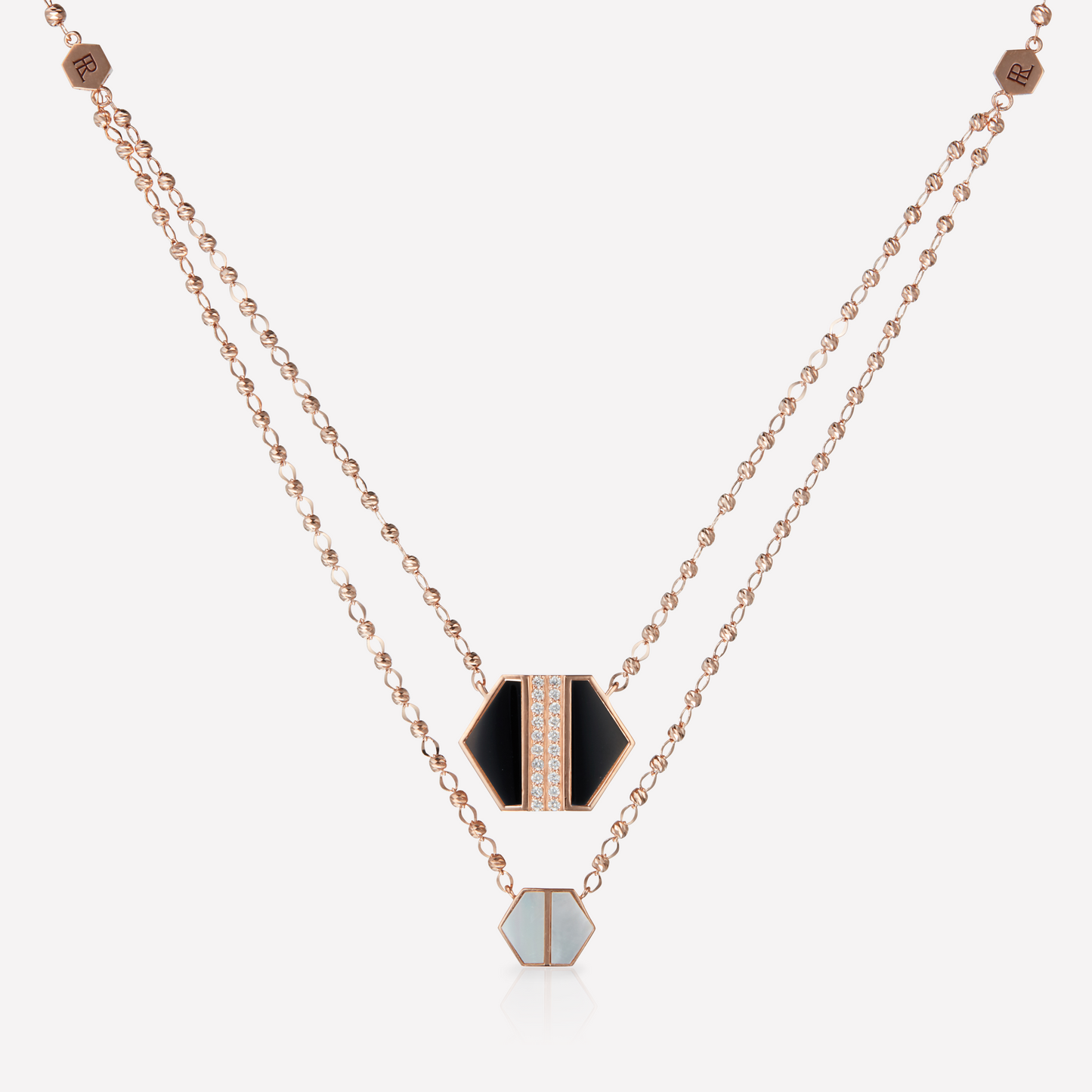 VOID Filled By You Necklace, Large, Black Spinel, Diamond L