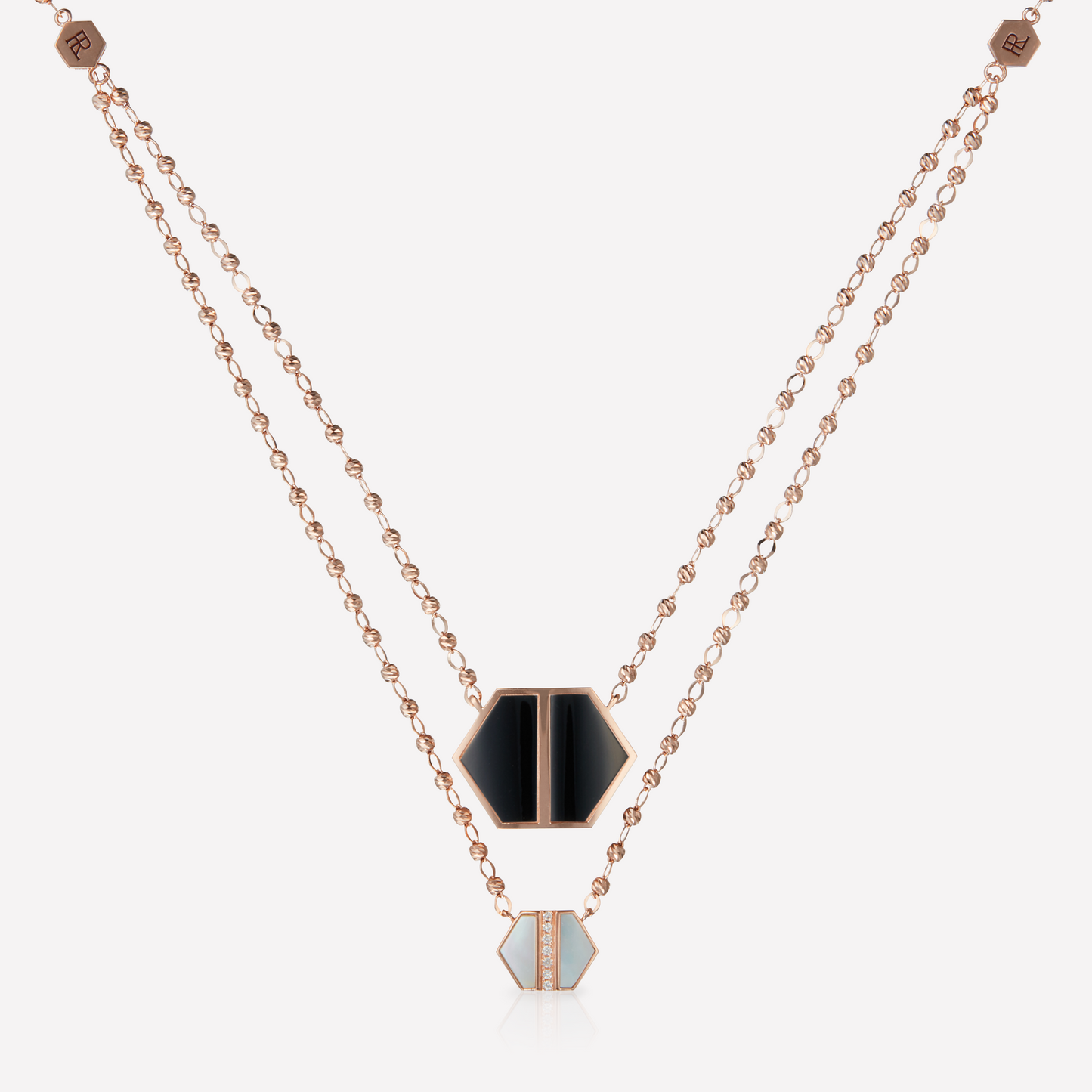 VOID Filled By You Necklace, Large, Black Spinel, Diamond S