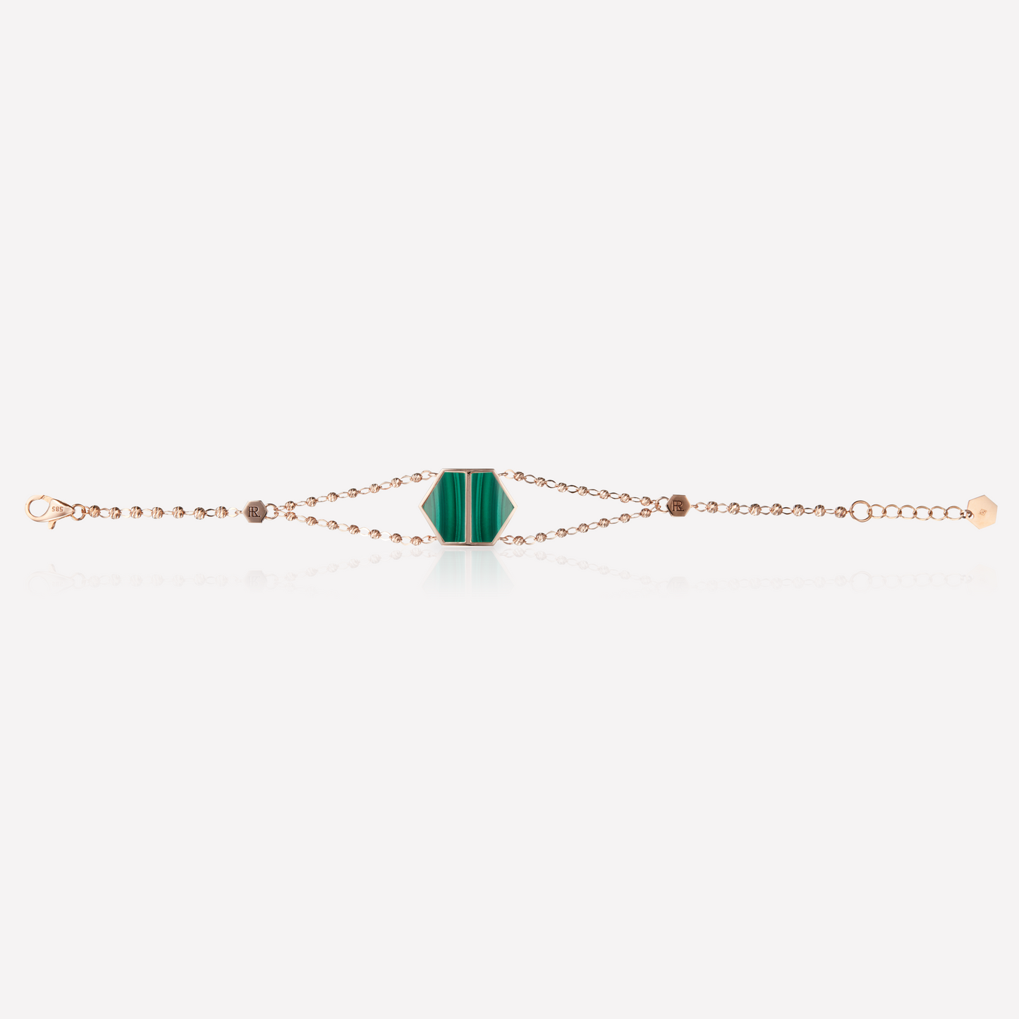 VOID Filled By You Bracelet, Large, Malachite