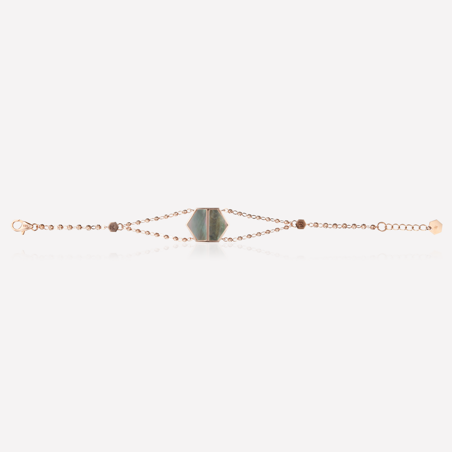 VOID Filled By You Bracelet, Large, Black Nacre