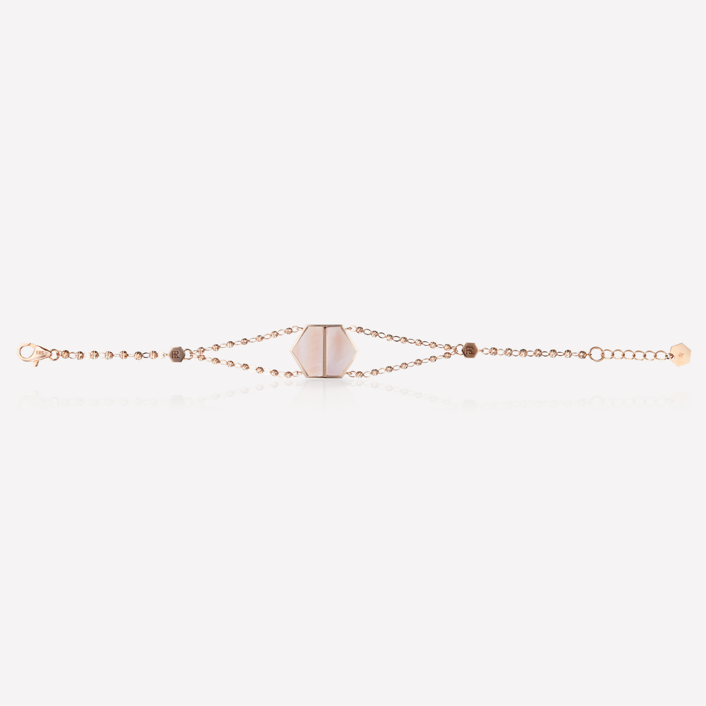 VOID Filled By You Bracelet, Large, Pink Nacre