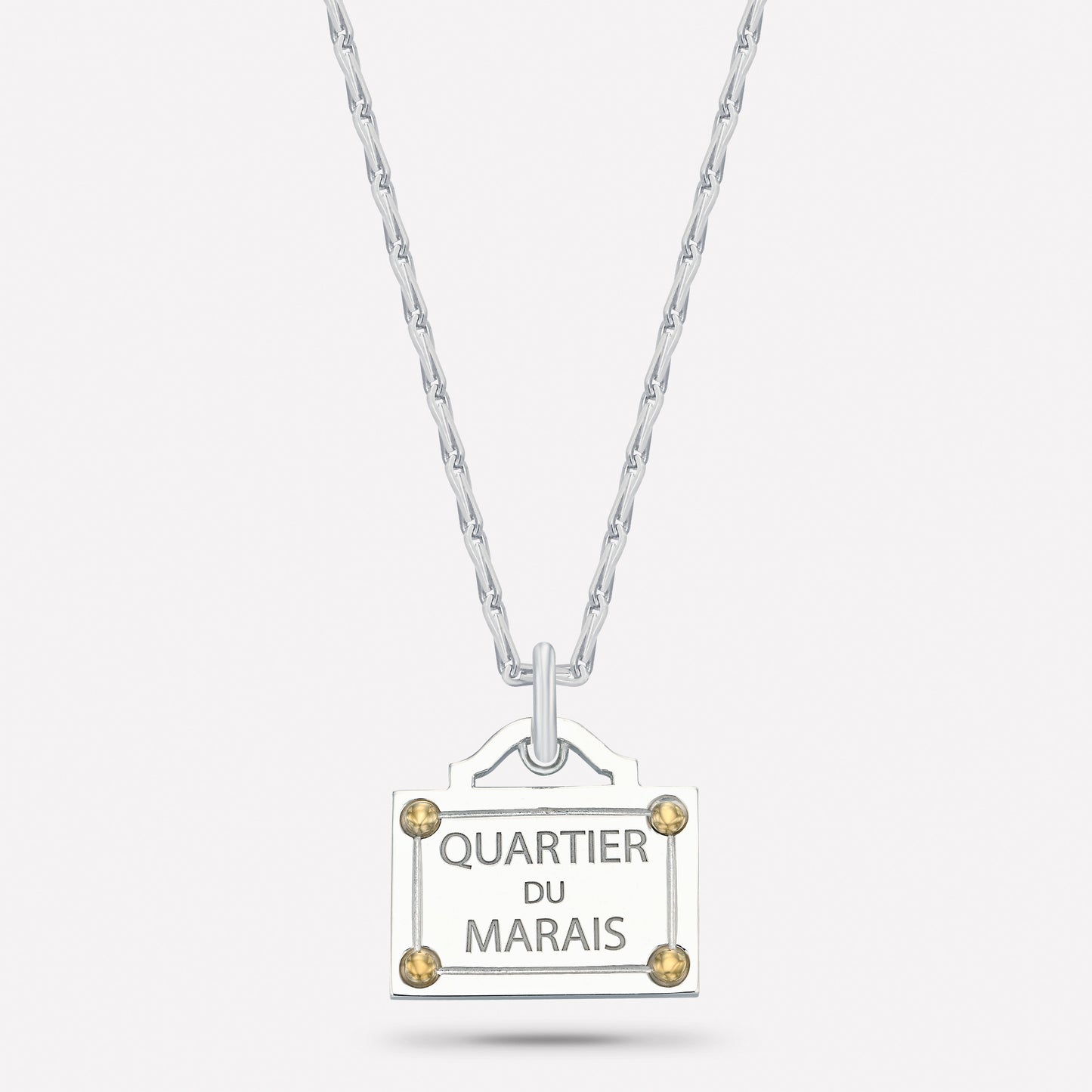 QUARTIER DU MARAIS, Unplated Metal, BOLD Chain