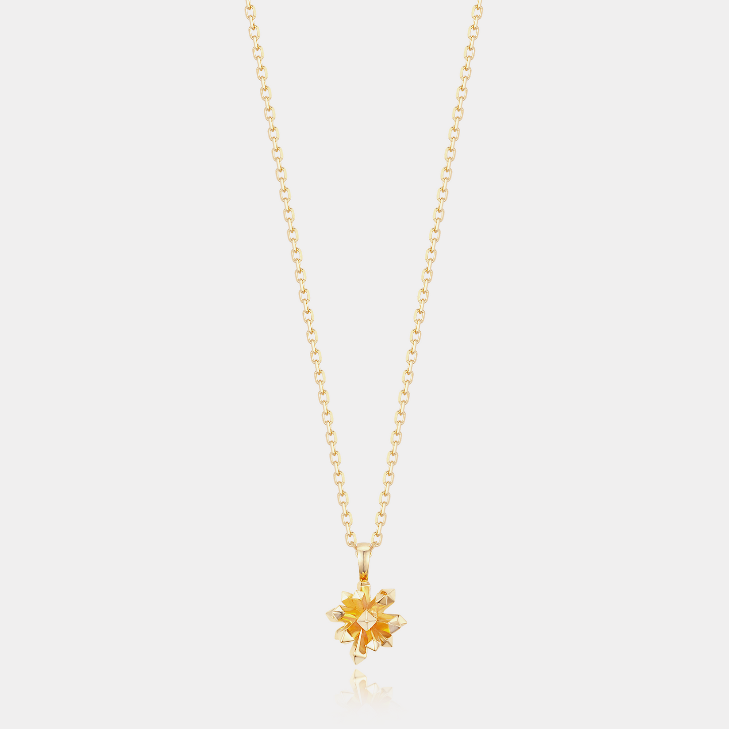 Le Quartz Necklace, Large, Gold