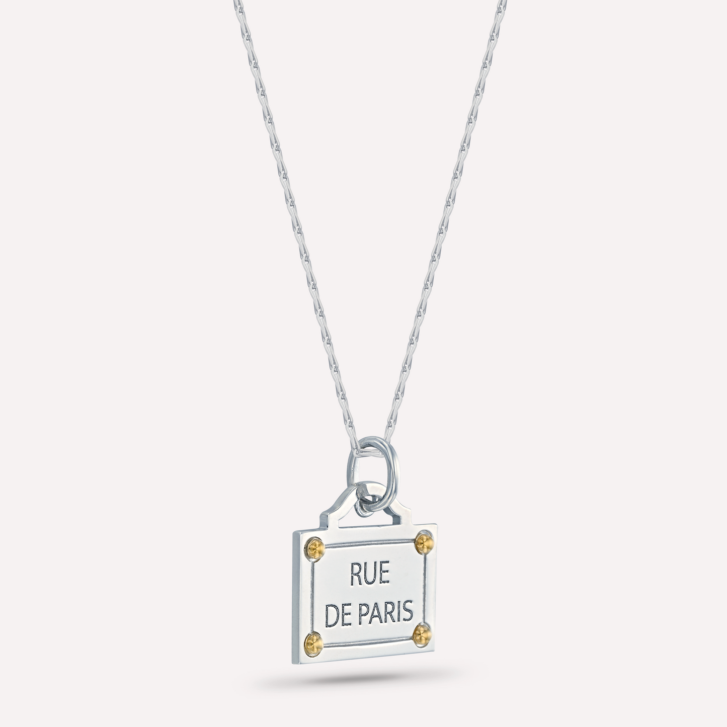 RUE DE PARIS, Unplated Metal, BOLD Chain