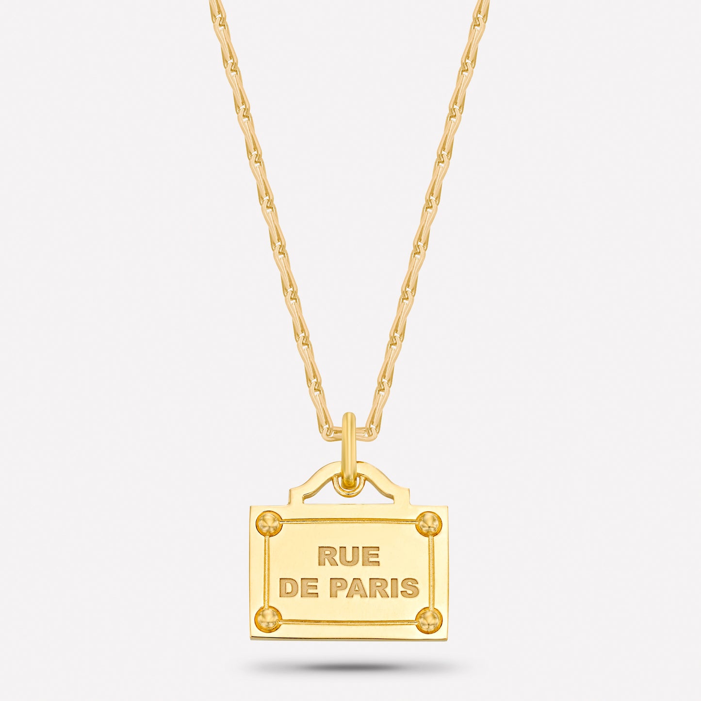 RUE DE PARIS, Gold Plated, Bold Chain