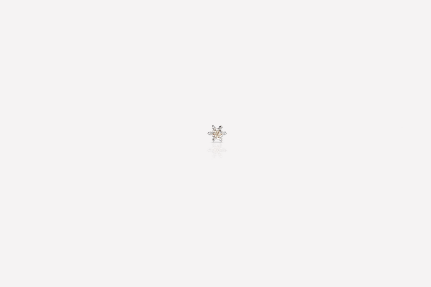 Le Quartz Necklace, Small, Zirconia