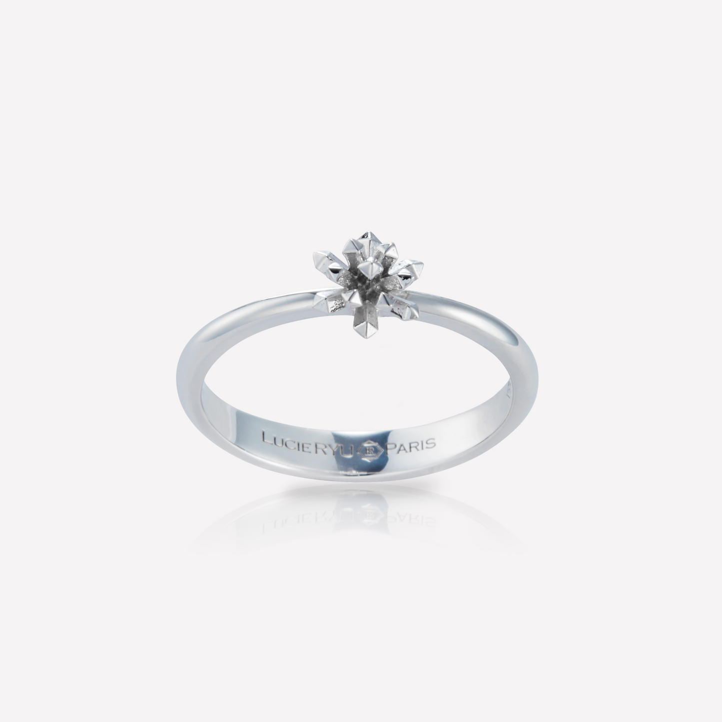 Le Quartz Ring, Small, Gold, Symmetric