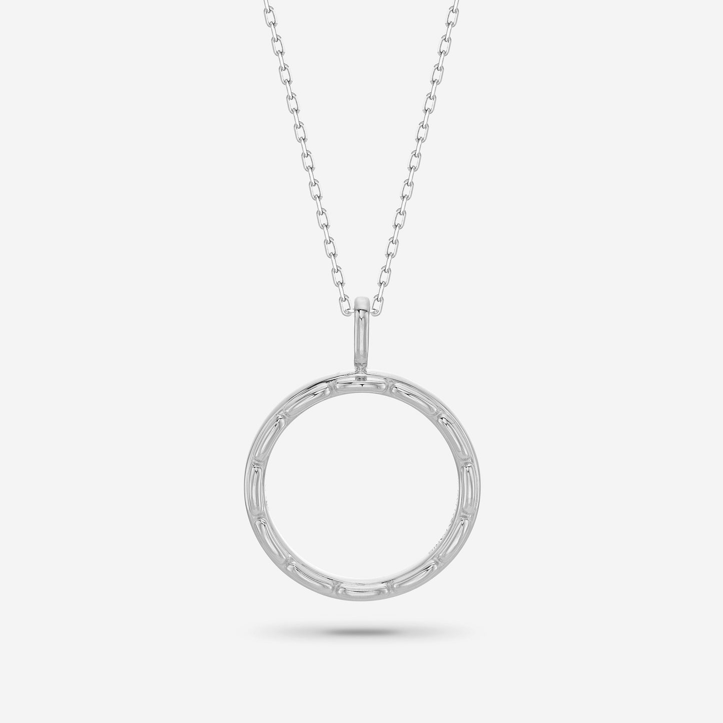 Twined Stitch Necklace, Front