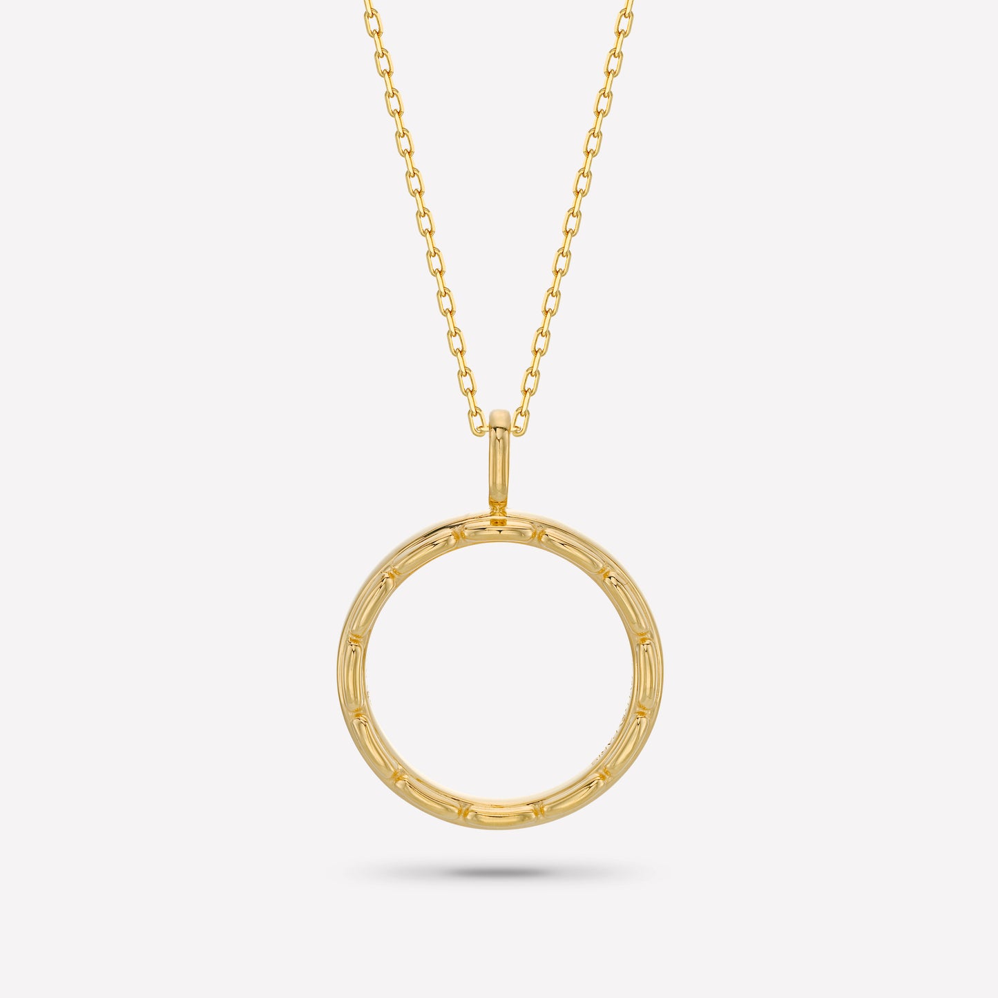 Twined Stitch Necklace, Front