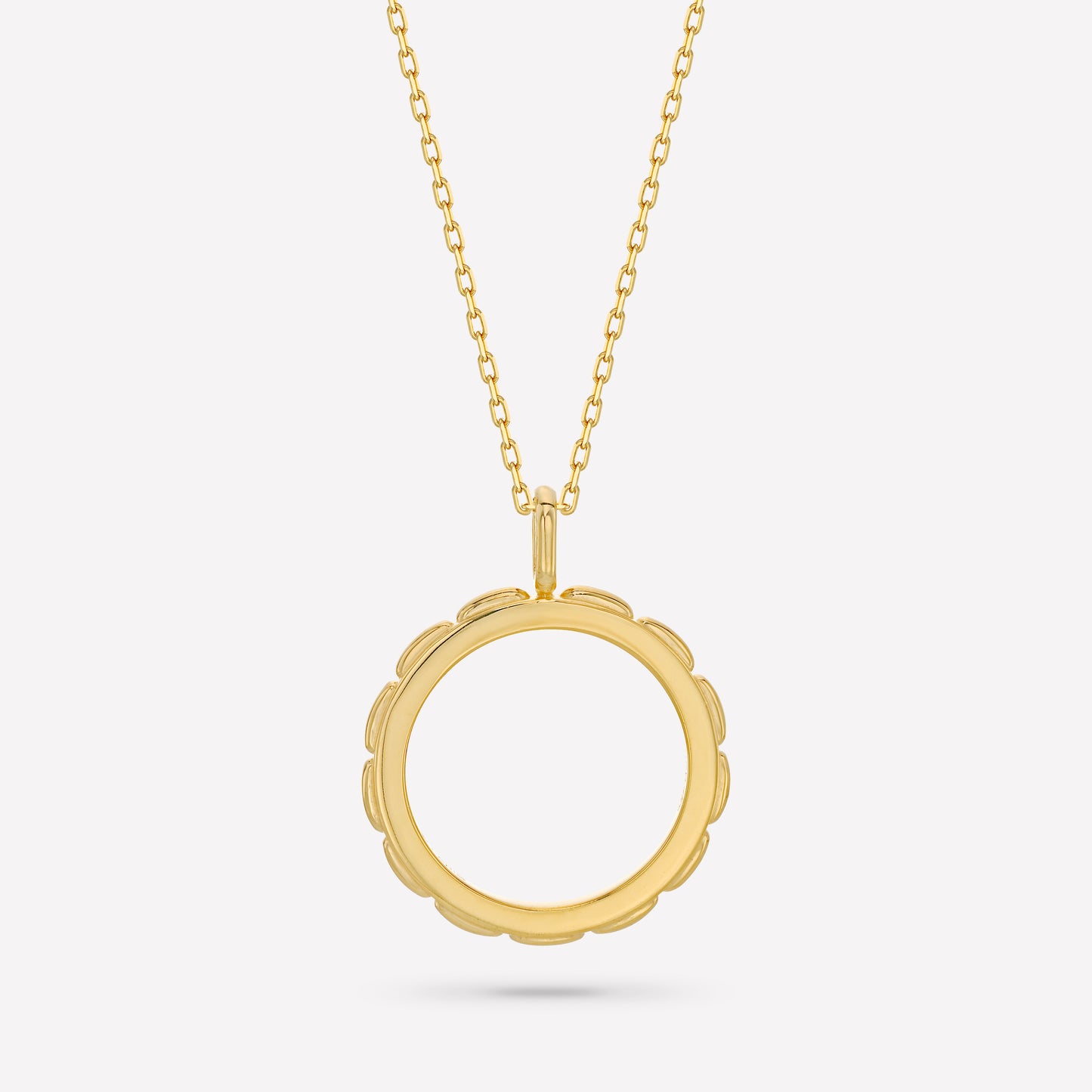Twined Stitch Necklace, Side