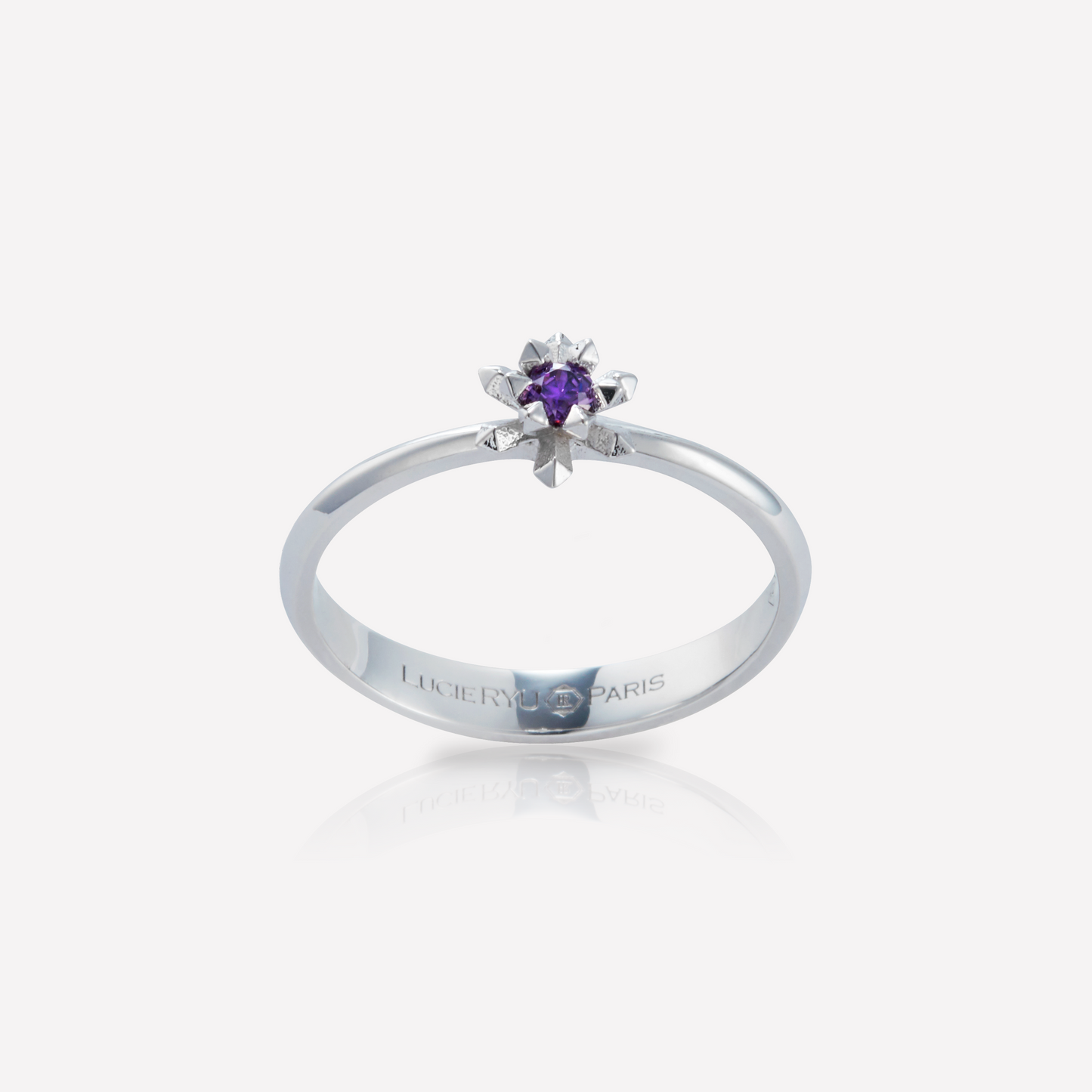 Le Quartz Ring, Small, Zirconia