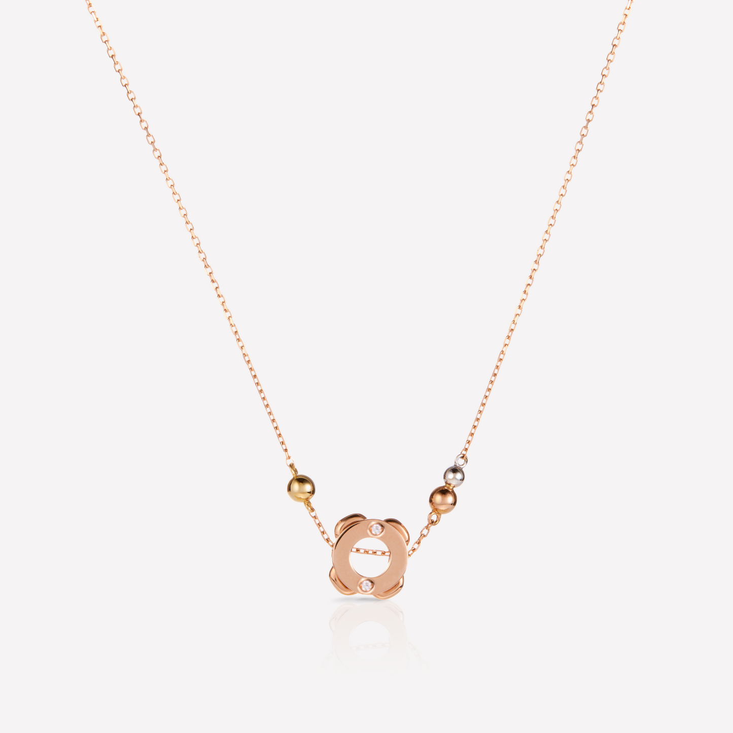 Twined 2.5 Necklace, Droplet, Diamond