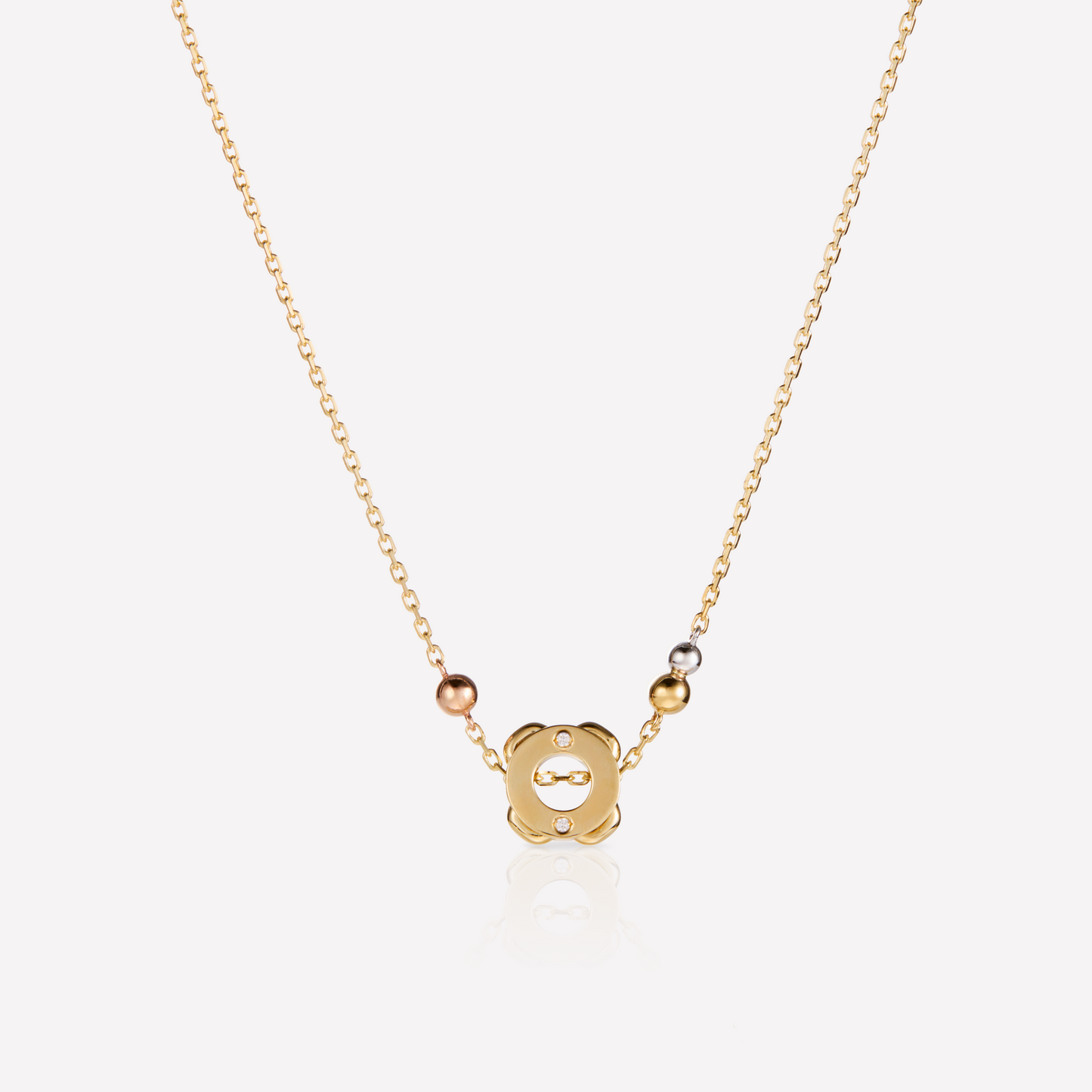 Twined 2.5 Necklace, Droplet, Diamond