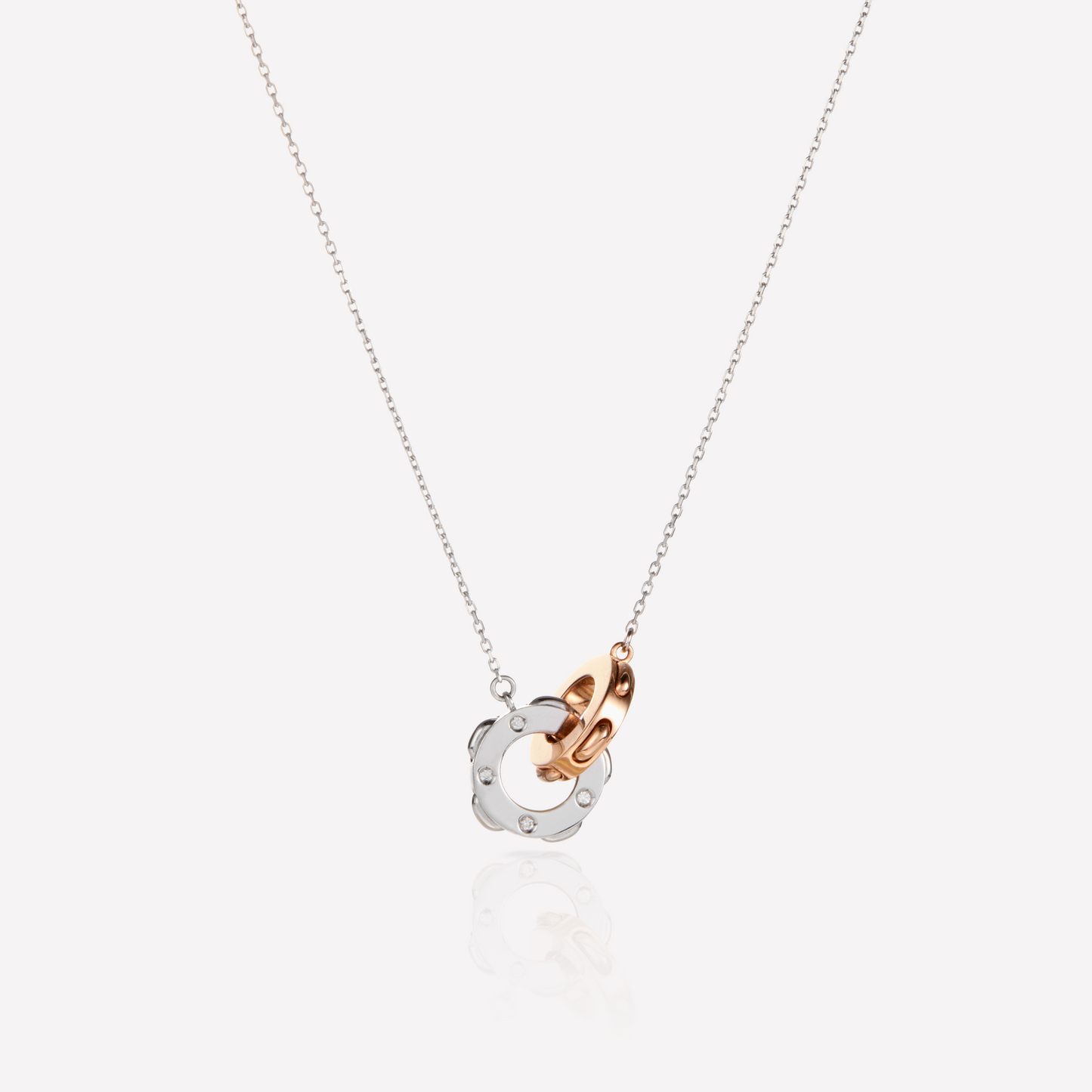 Twined 2.5 Necklace, Linked, Diamond