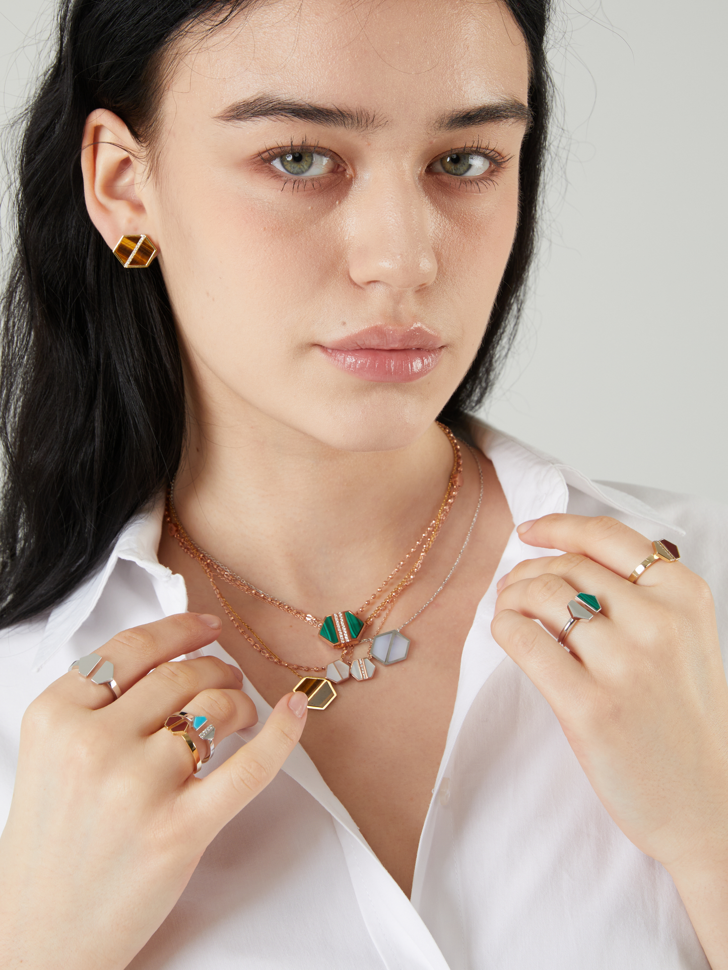 VOID Filled By You Necklace, Small, Carnelian