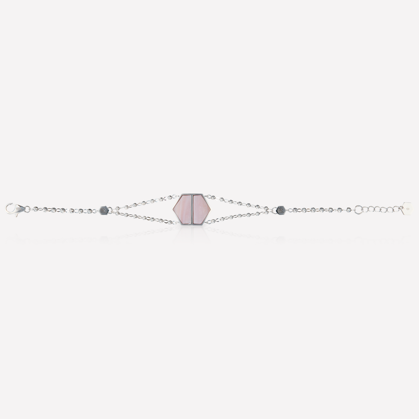 VOID Filled By You Bracelet, Large, Pink Nacre