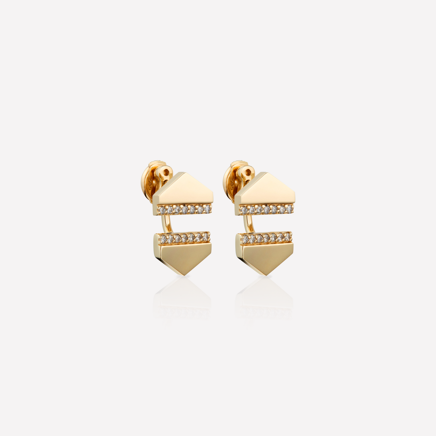 VOID Filled By You Earrings, Large, Diamond