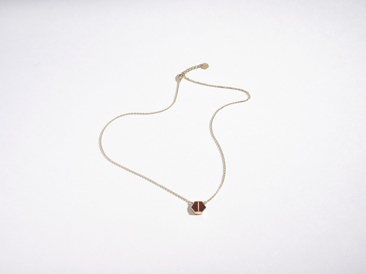 VOID Filled By You Necklace, Small, Carnelian
