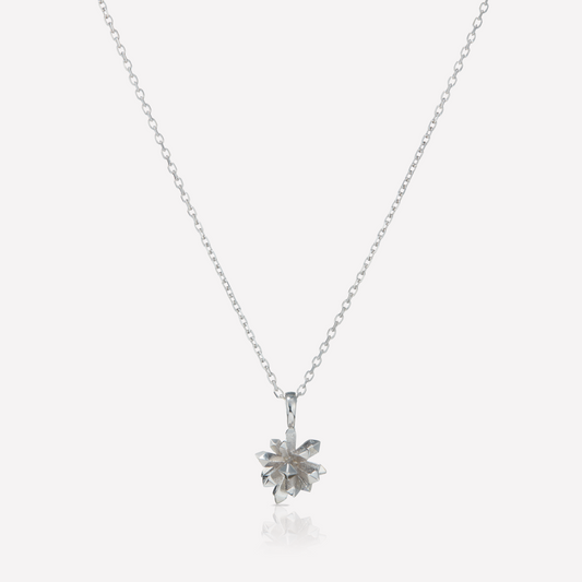 Le Quartz Necklace, Large, Platinum