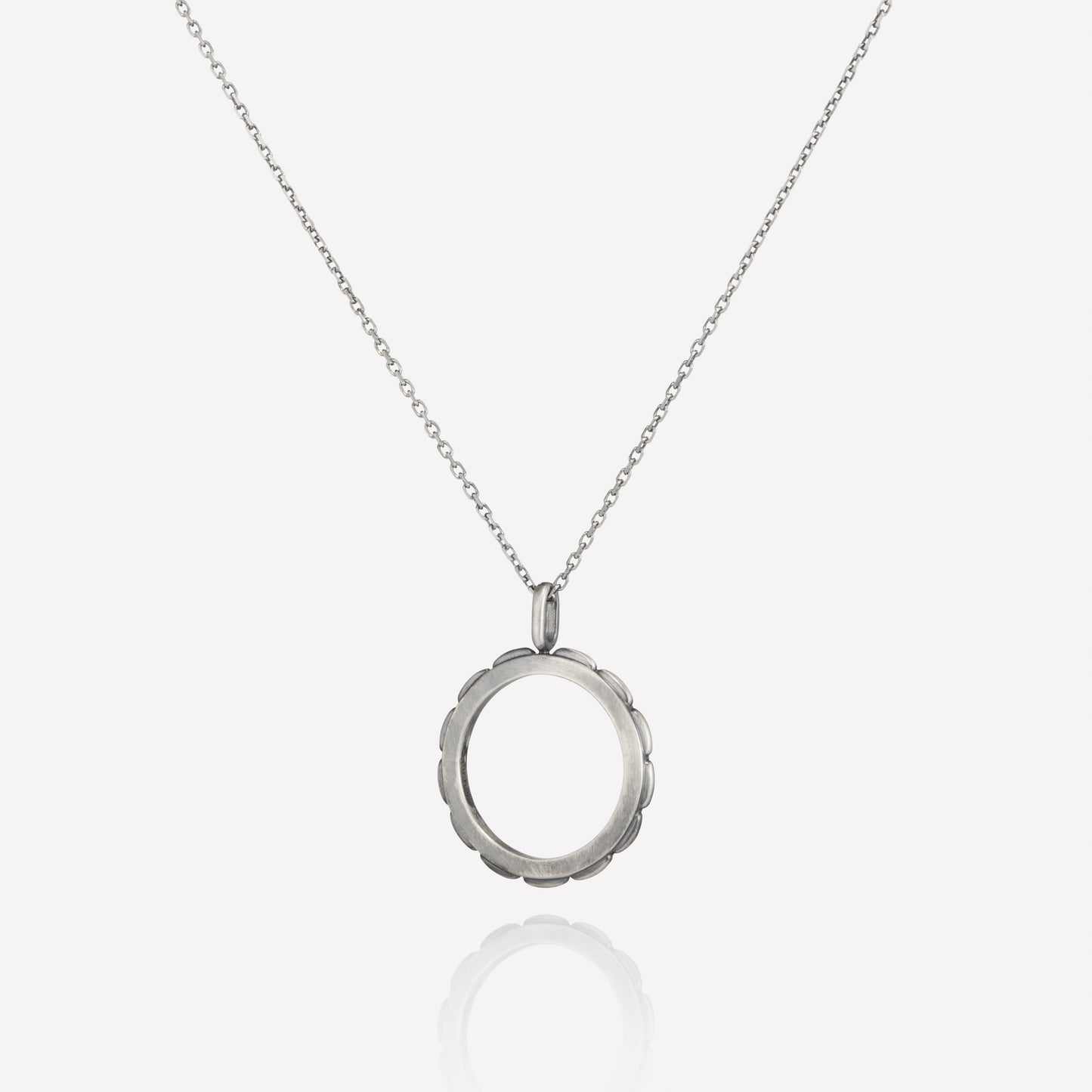 Twined Stitch Necklace, Side