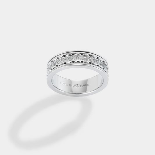 TWINED Ring, Diamond