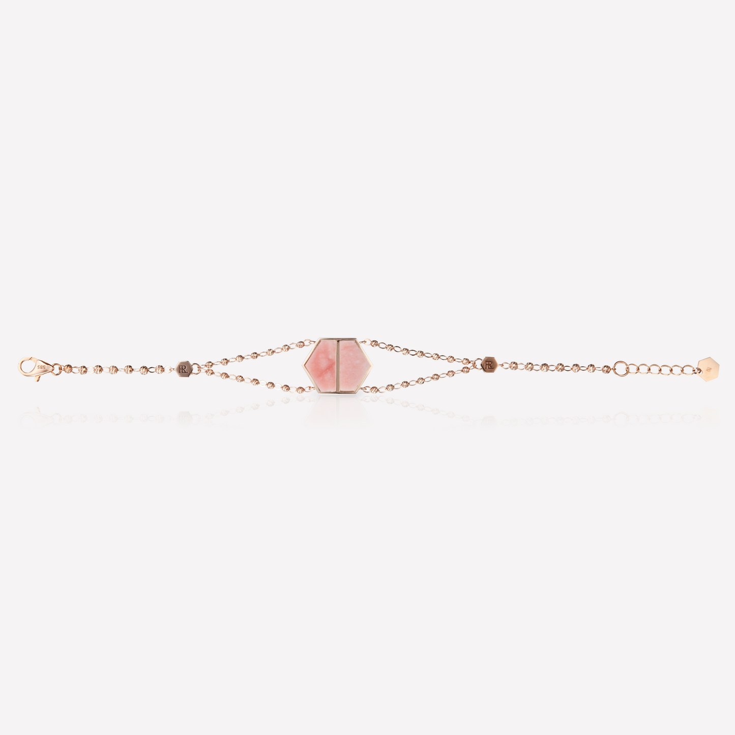 VOID Filled By You Bracelet, Large, Pink Opal