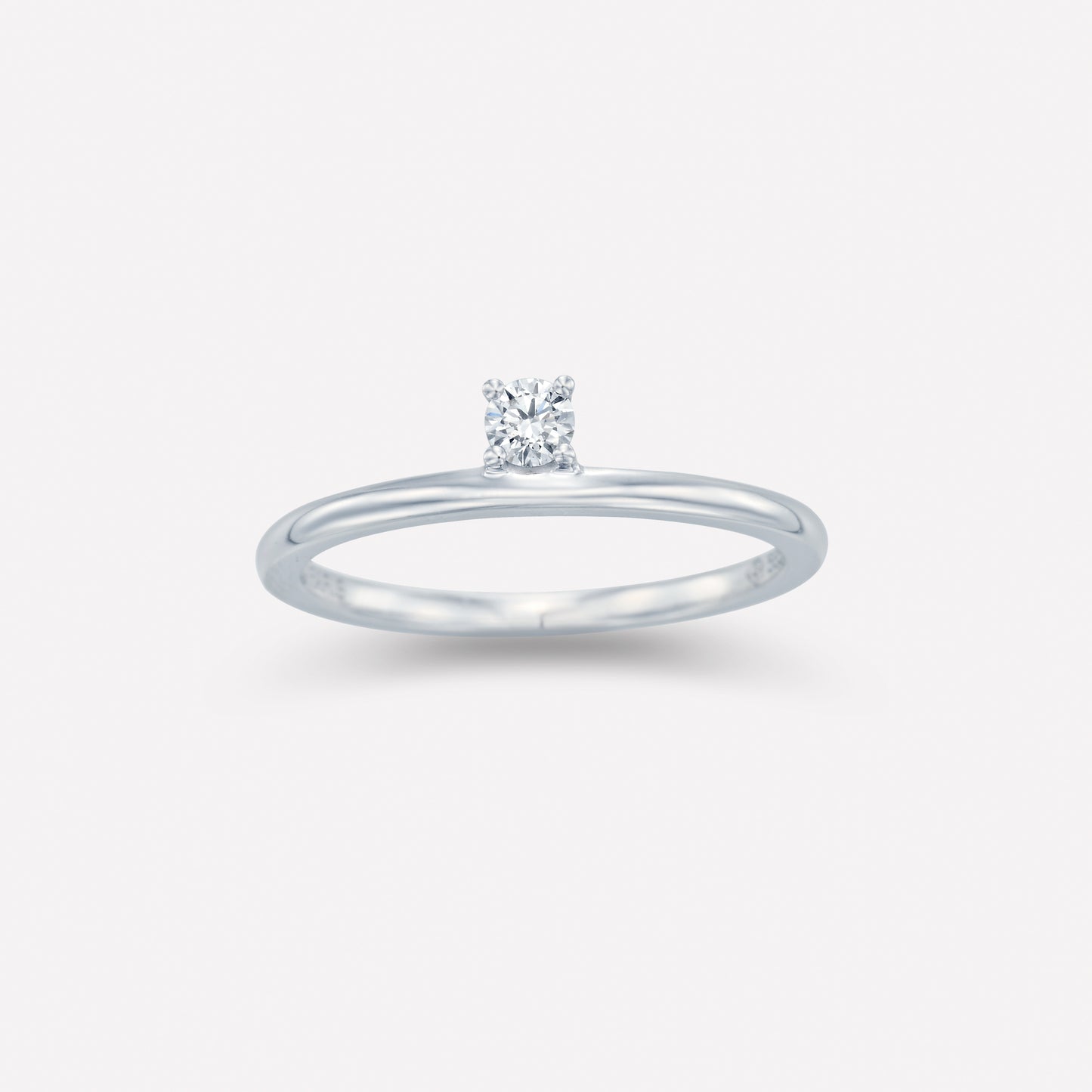 Petite Solitaire Ring