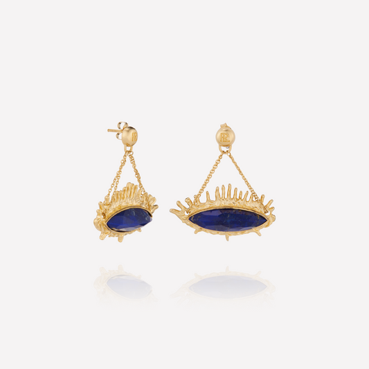 Providence Earring, Lapis-Lazuli
