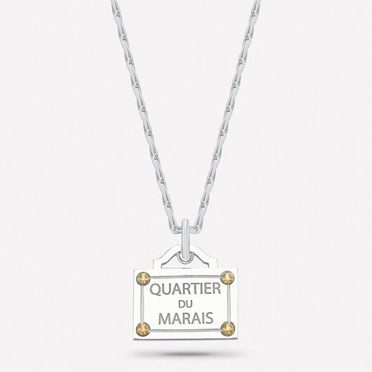 QUARTIER DU MARAIS,  Gold Plated, BOLD Chain