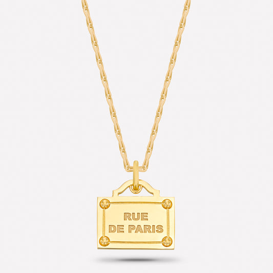 RUE DE PARIS, Gold Plated, Bold Chain