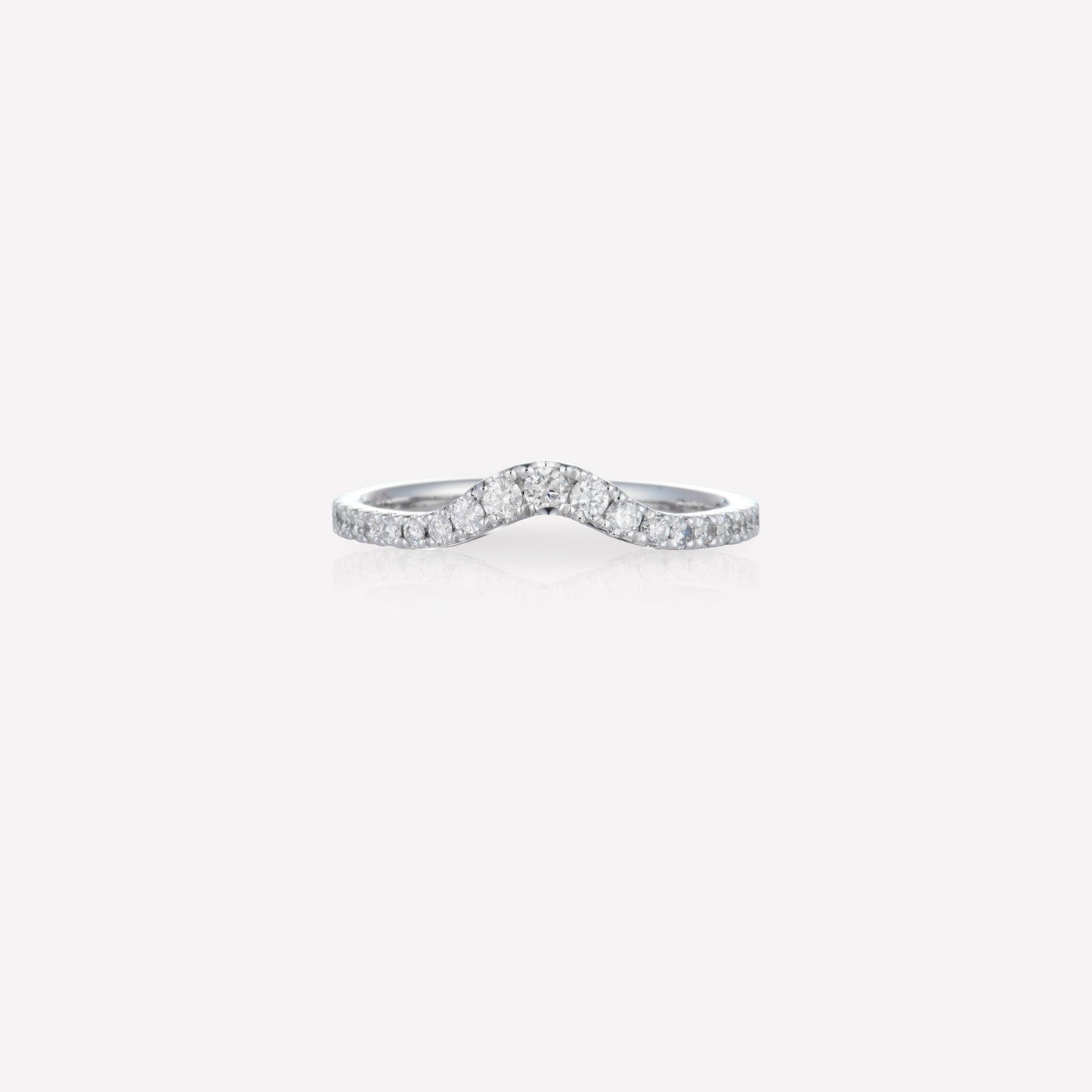 Alliance Solitaire Layered-Style Wedding Ring