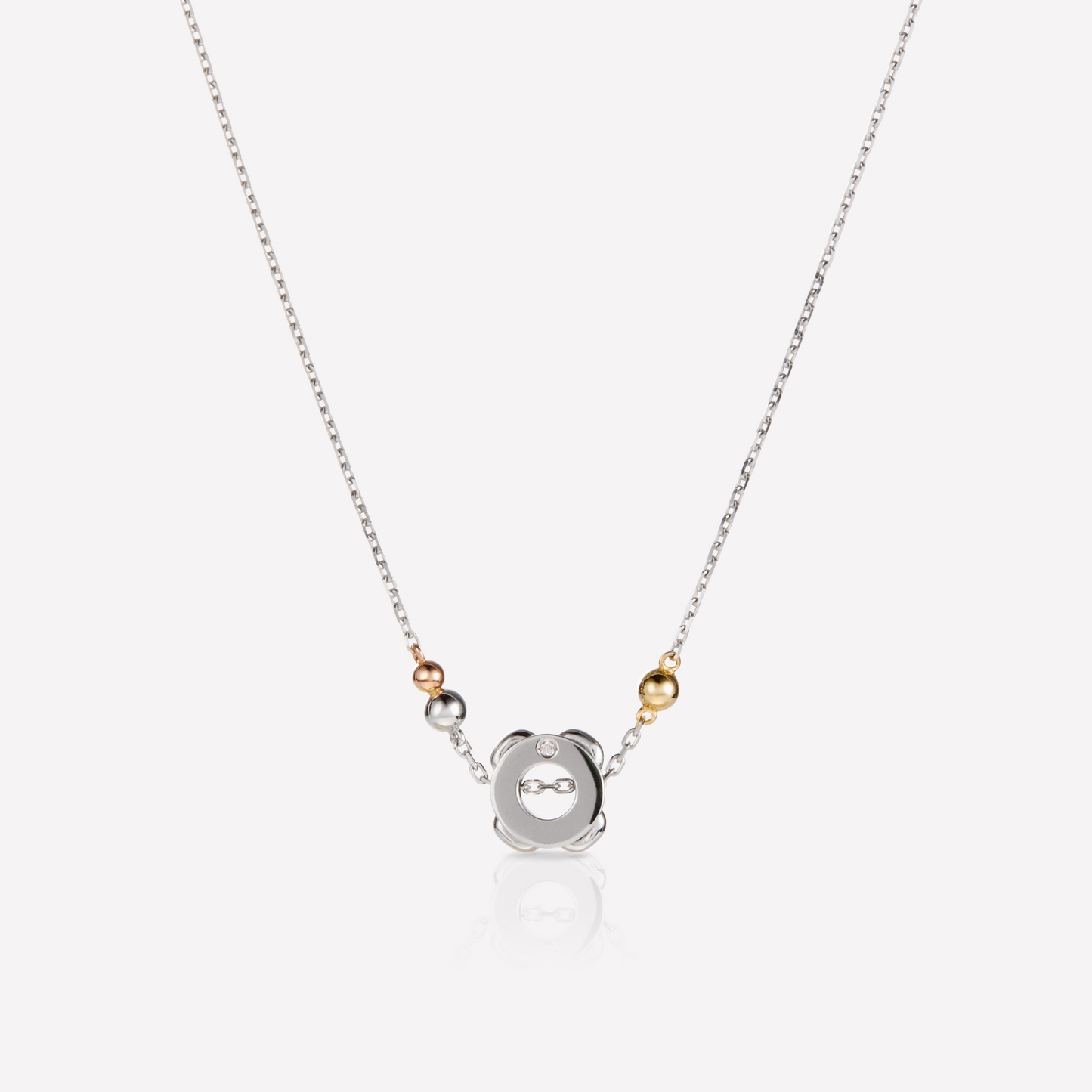 Twined 2.5 Necklace, Droplet, Diamond